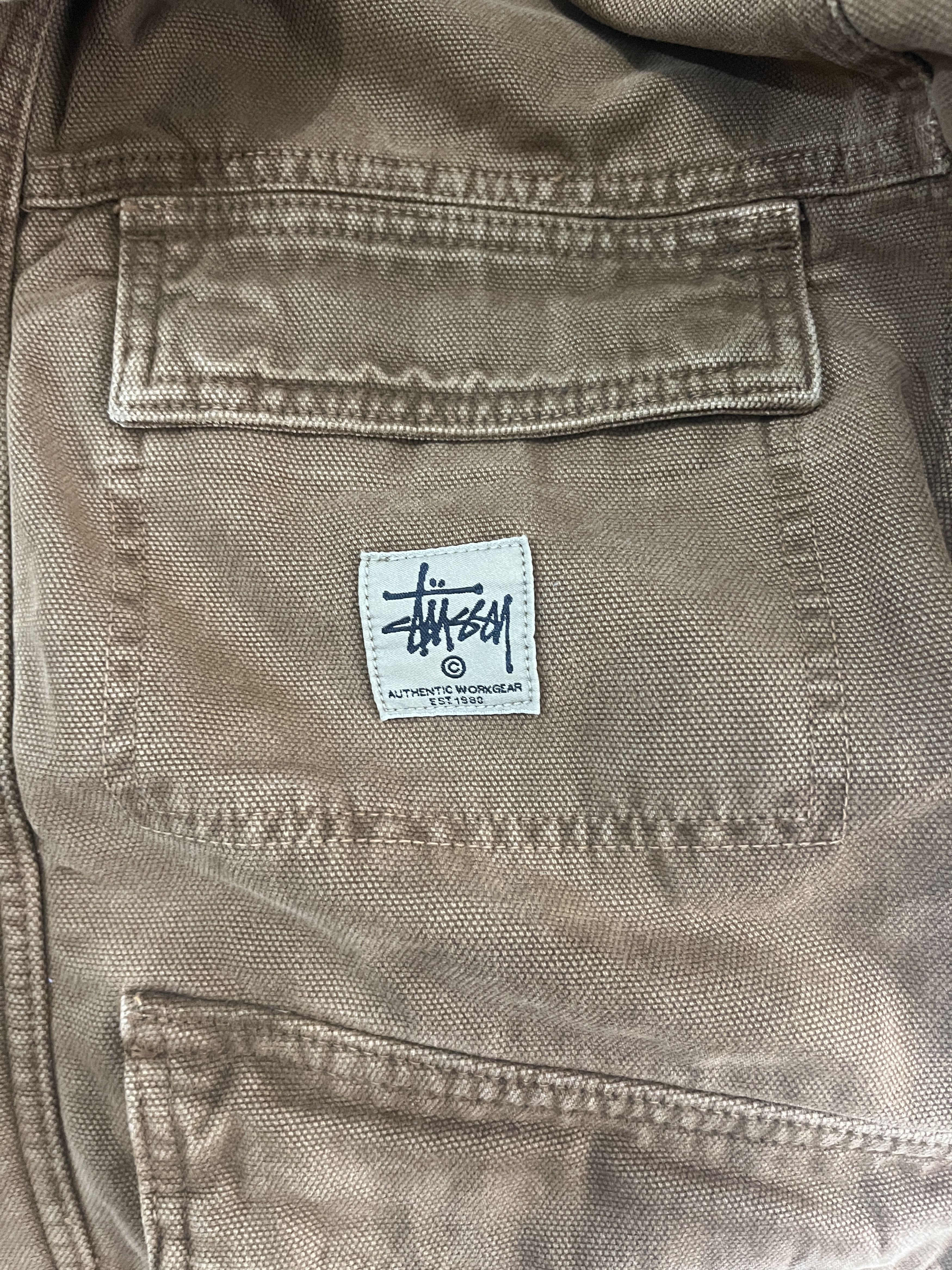 Stussy STUSSY SHOP JACKET WASHED CANVAS Size US S / EU 44-46 / 1 - 5 Thumbnail