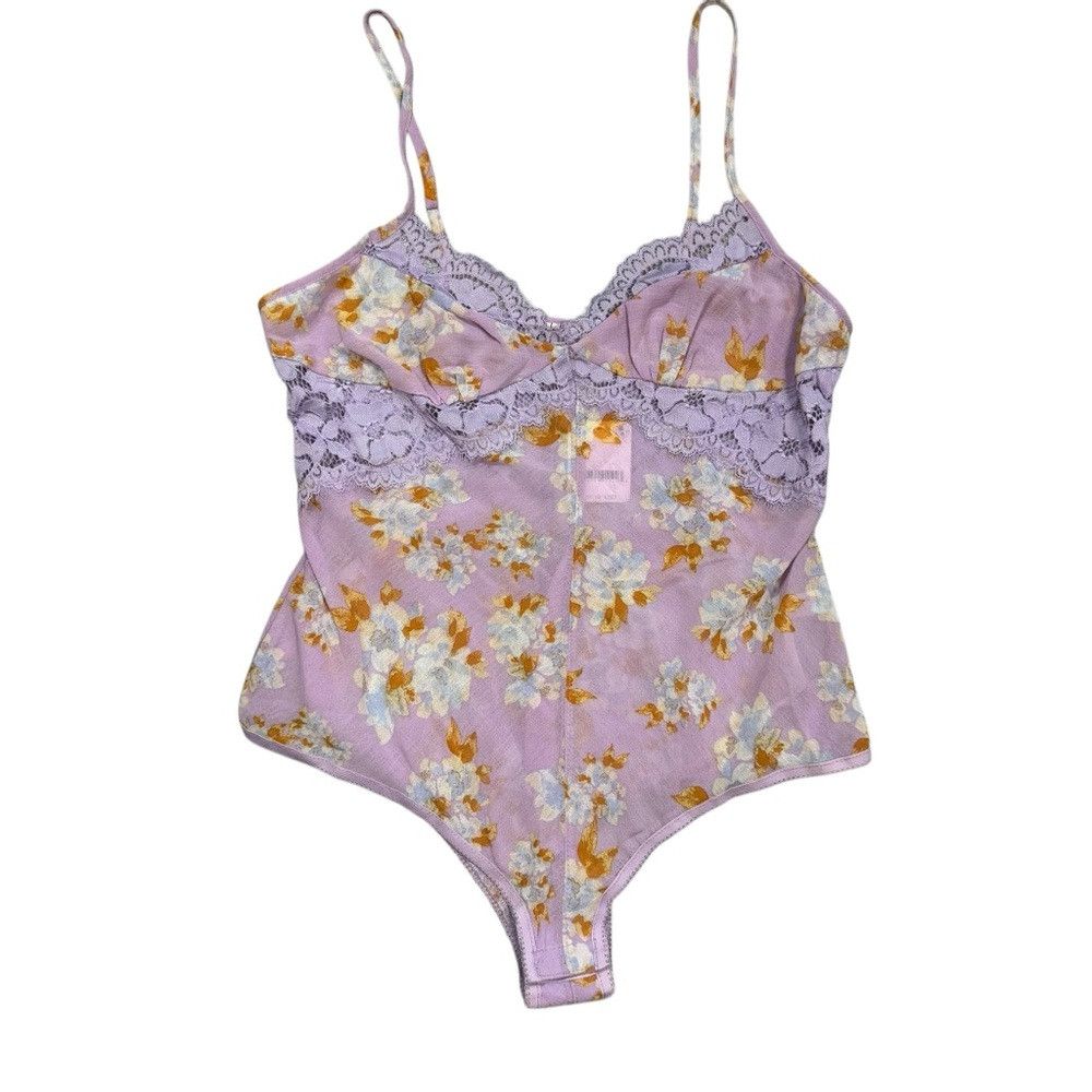 Free People NWT New Free People Monday Morning Lilac Bodysuit Size S Size S / US 4 / IT 40 - 3 Thumbnail