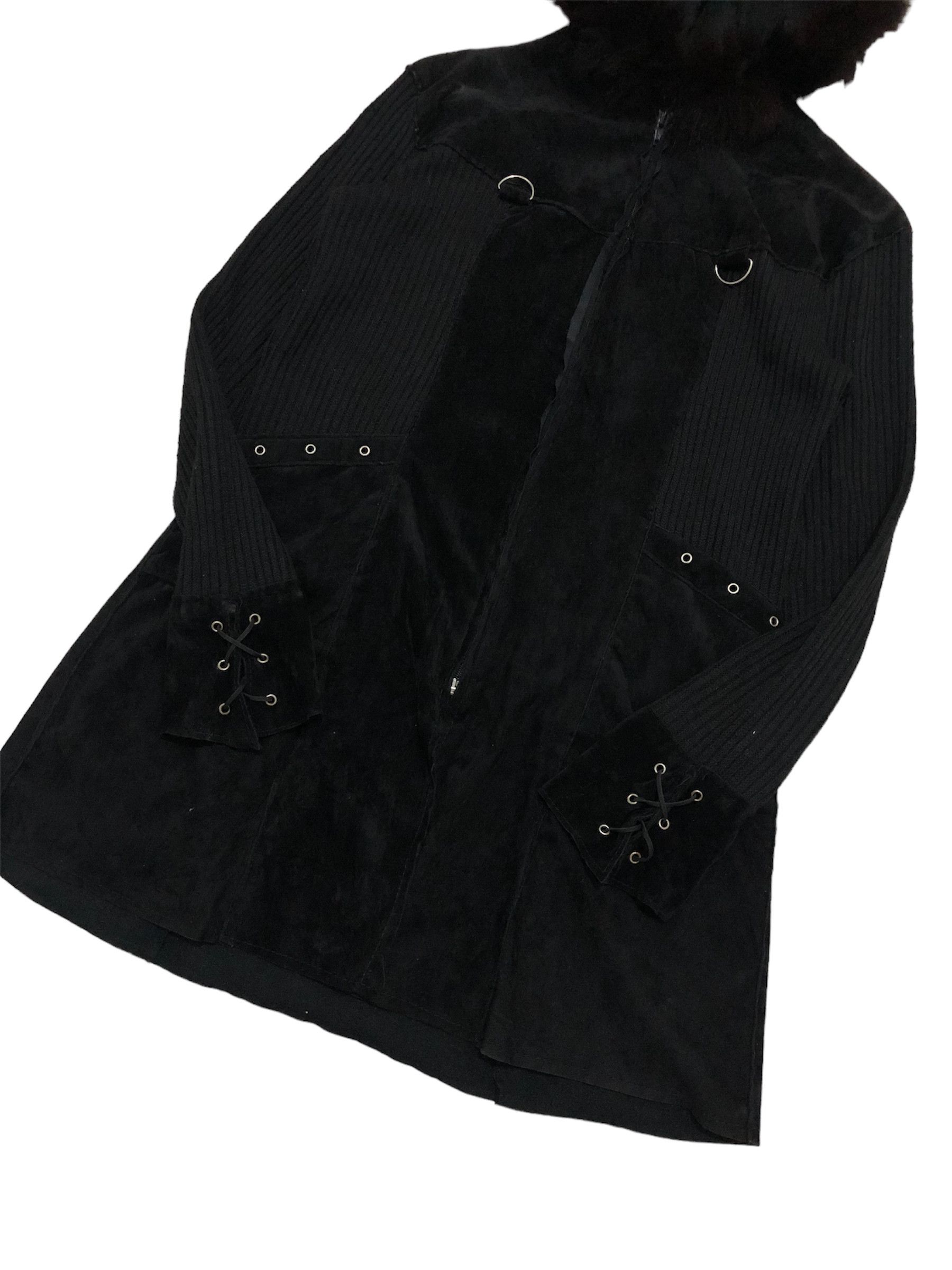 Le Grande Bleu (L.G.B.) Lans Fur Velvet gothic Jacket look like LGB ifsixwasnine Size US S / EU 44-46 / 1 - 3 Thumbnail