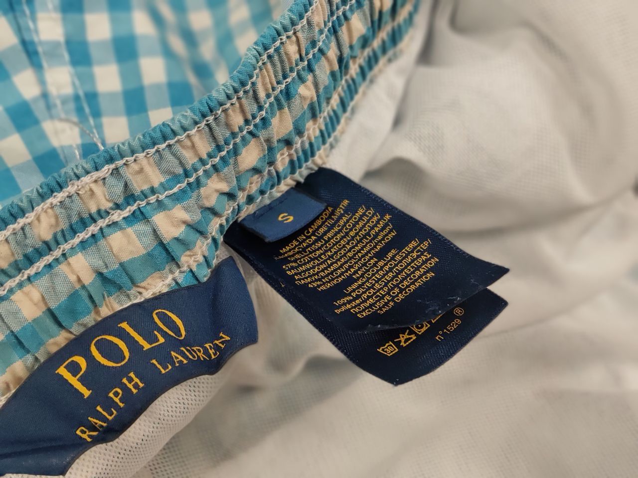 Polo Ralph Lauren Vintage Polo Ralph Lauren Blue checkered Cotton Blend Shorts Size US 32 / EU 48 - 15 Thumbnail