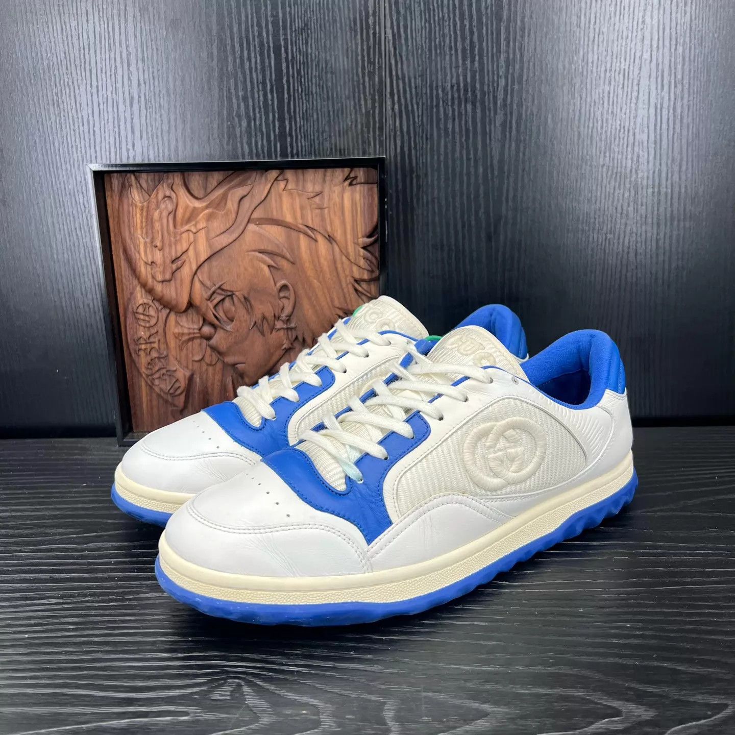 Gucci Gucci Mac80 White & Blue Size 9/43 Size US 10 / EU 43 - 1 Thumbnail
