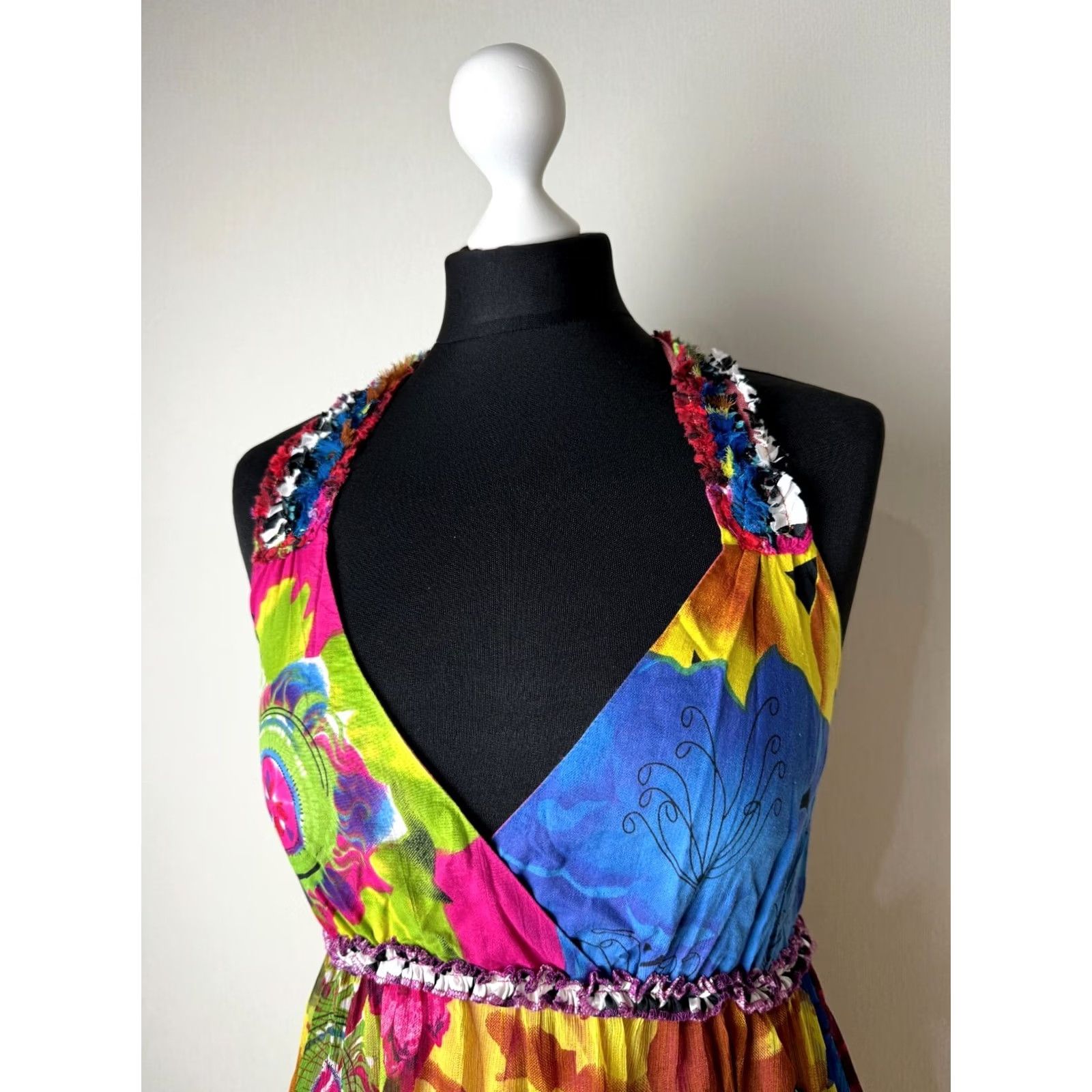 Desigual Desigual Christian Lacroix womens dress Multicoloured Size 36 Size XS / US 0-2 / IT 36-38 - 2 Thumbnail