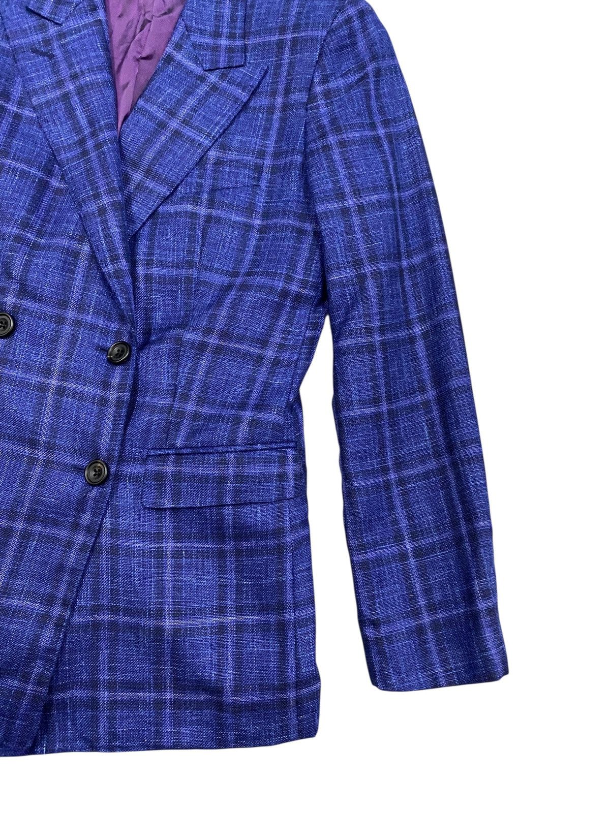 Loro Piana Loro Piana "Four Winds" Wool Silk Linen Double Breasted Size S / US 4 / IT 40 - 7 Thumbnail