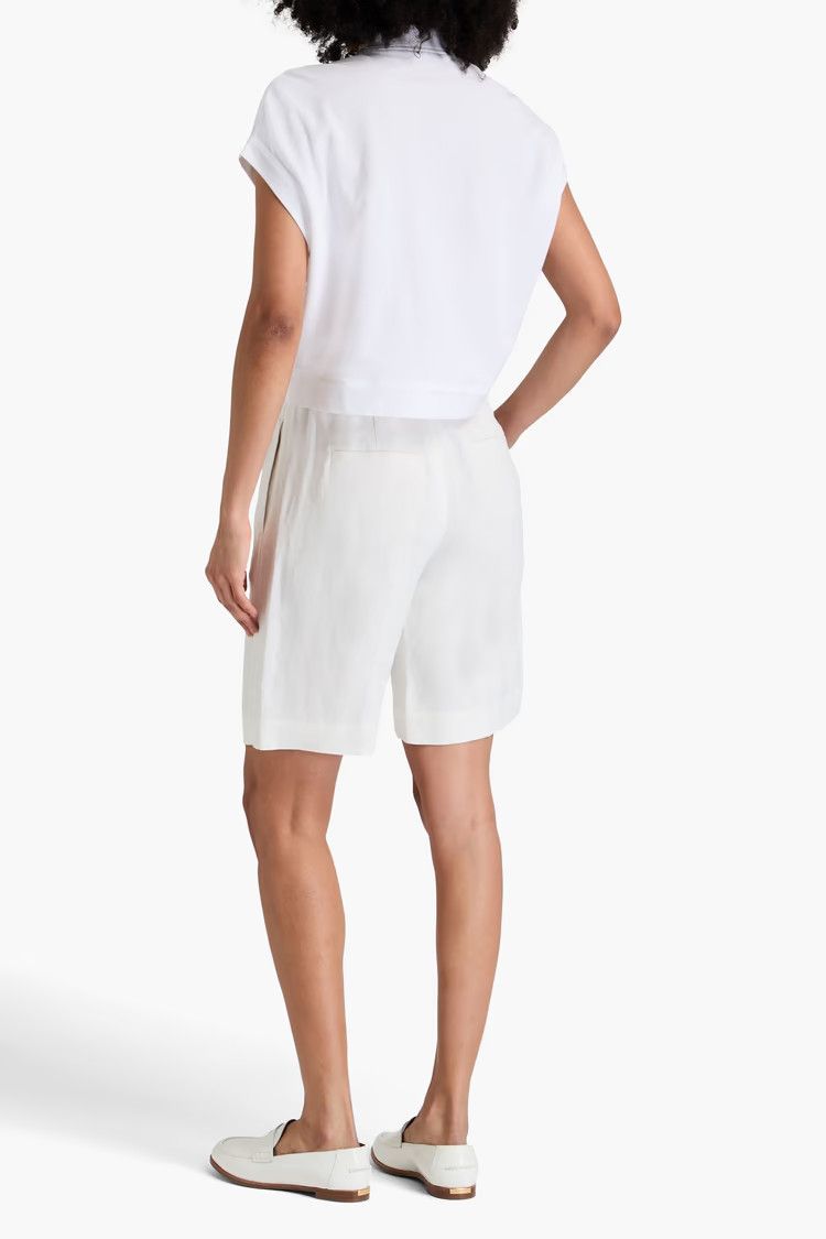 Brunello Cucinelli o1y0825 Polo Shirt in White Size L / US 10 / IT 46 - 3 Thumbnail