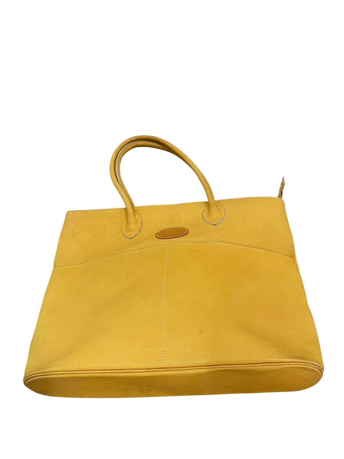 Leather Full Leather Vtg Tak Japan Tote Shoulder Bag 7🟩 Size ONE SIZE - 6 Thumbnail