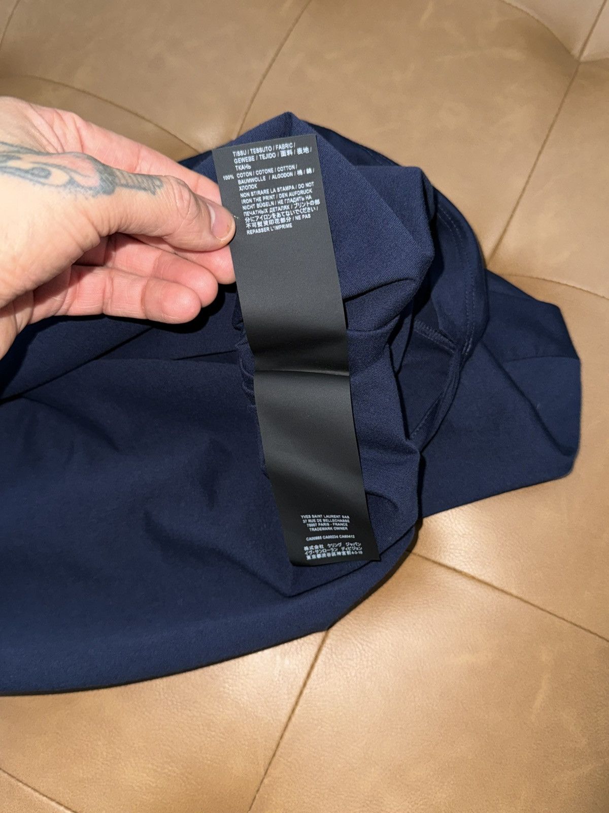 Saint Laurent Paris Saint laurent logo t shirt Size US XL / EU 56 / 4 - 4 Thumbnail