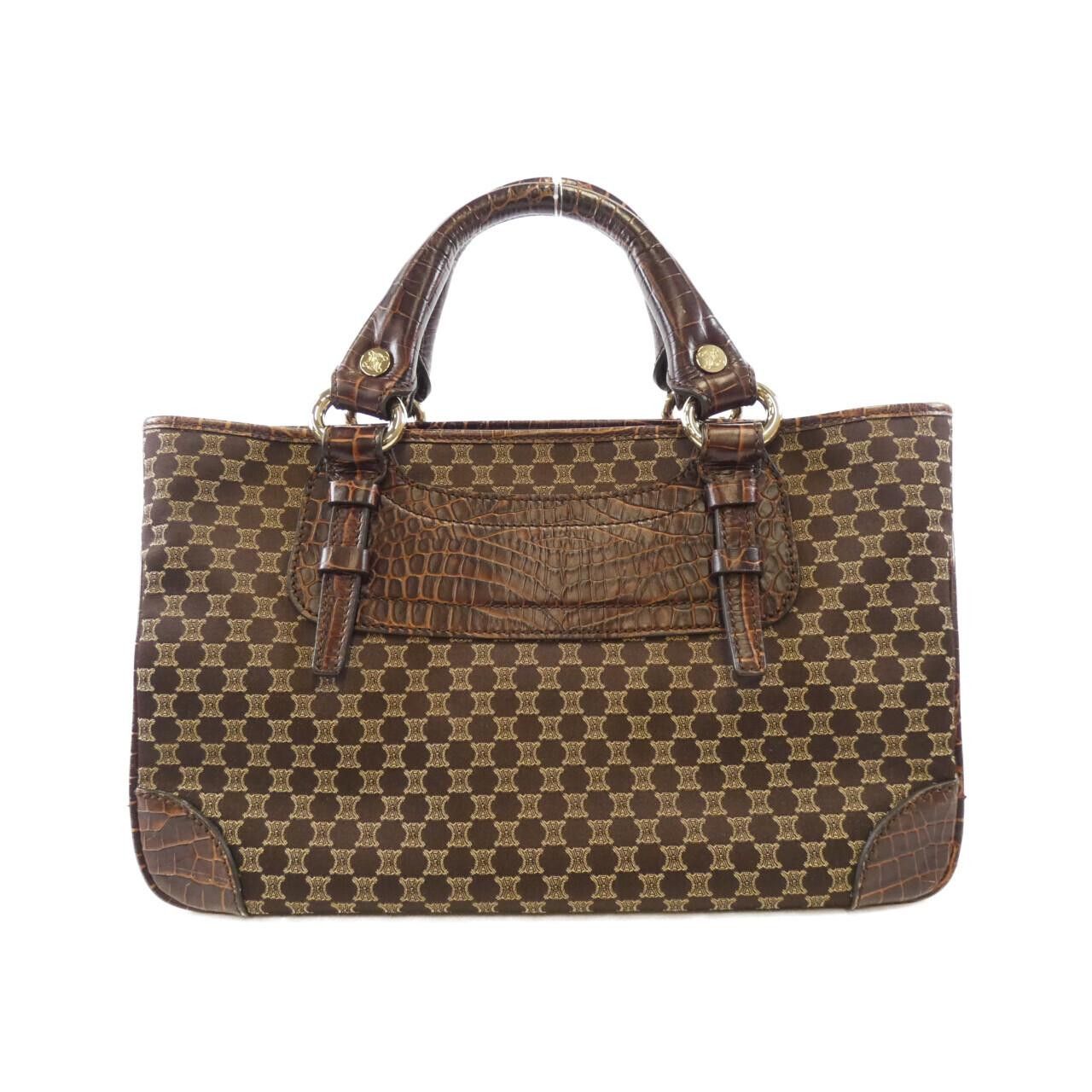 Celine Celine Celine Canvas Leather Handbag Leather Handbag DUTY FREE for USA Size ONE SIZE - 1 Thumbnail
