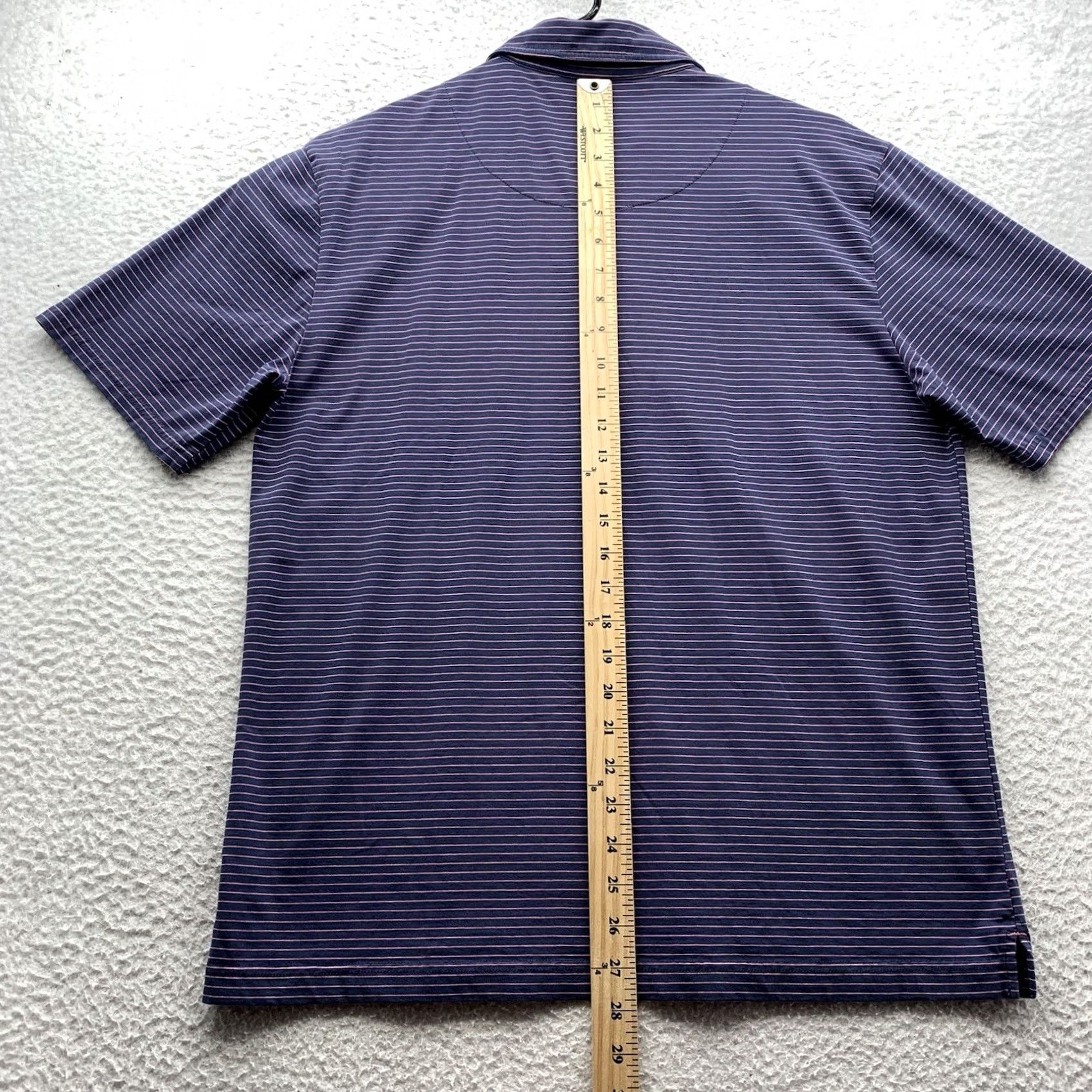 johnnie-O johnnie-O Polo Shirt Mens M Hangin' Out Golf Blue Pink Striped Preppy Dad Shirt Polo Mens M Blue Pink Striped Golf Preppy Dad Size US M / EU 48-50 / 2 - 4 Thumbnail