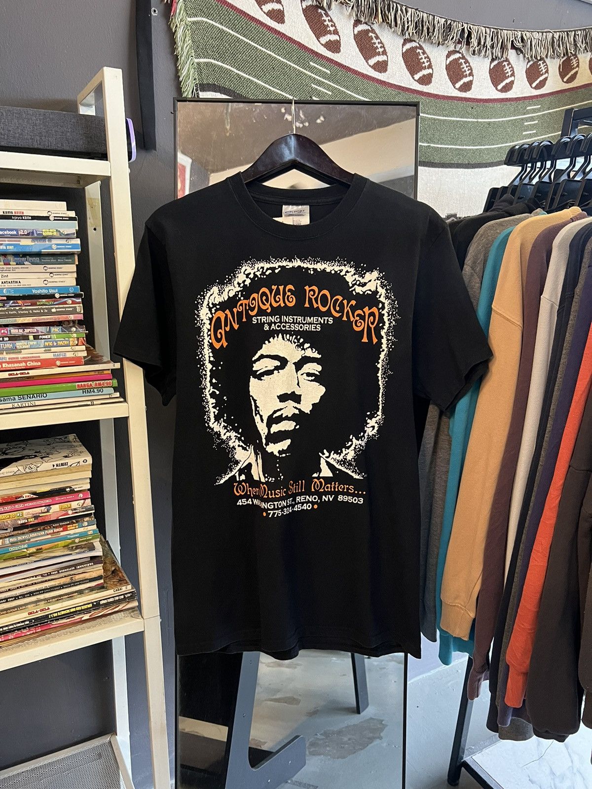 Jimi Hendrix Vintage Jimi Hendrix Antique Rocker Size US M / EU 48-50 / 2 - 1 Thumbnail
