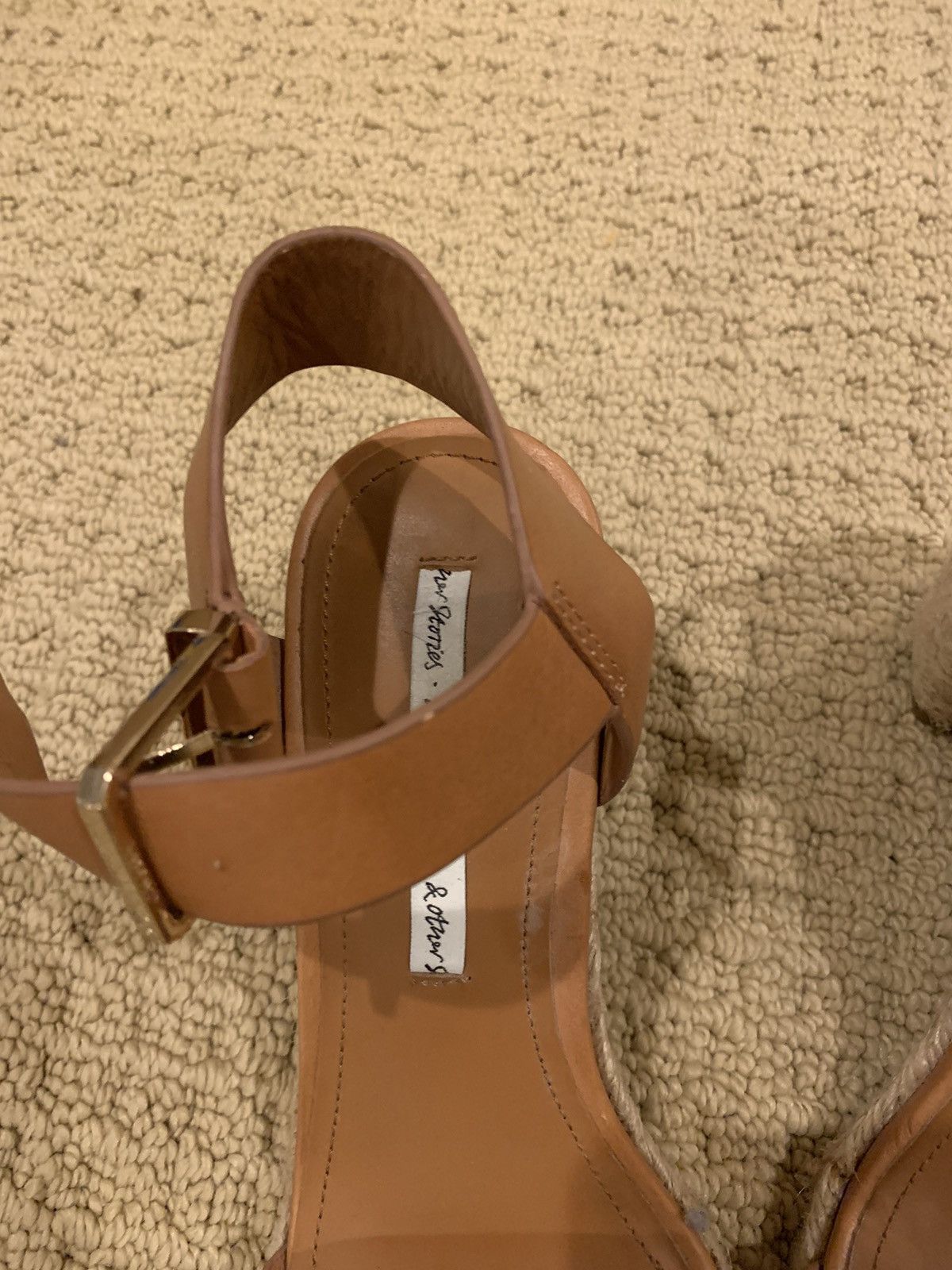 & Other Stories Platform Sandals Size US 6 / IT 36 - 2 Thumbnail