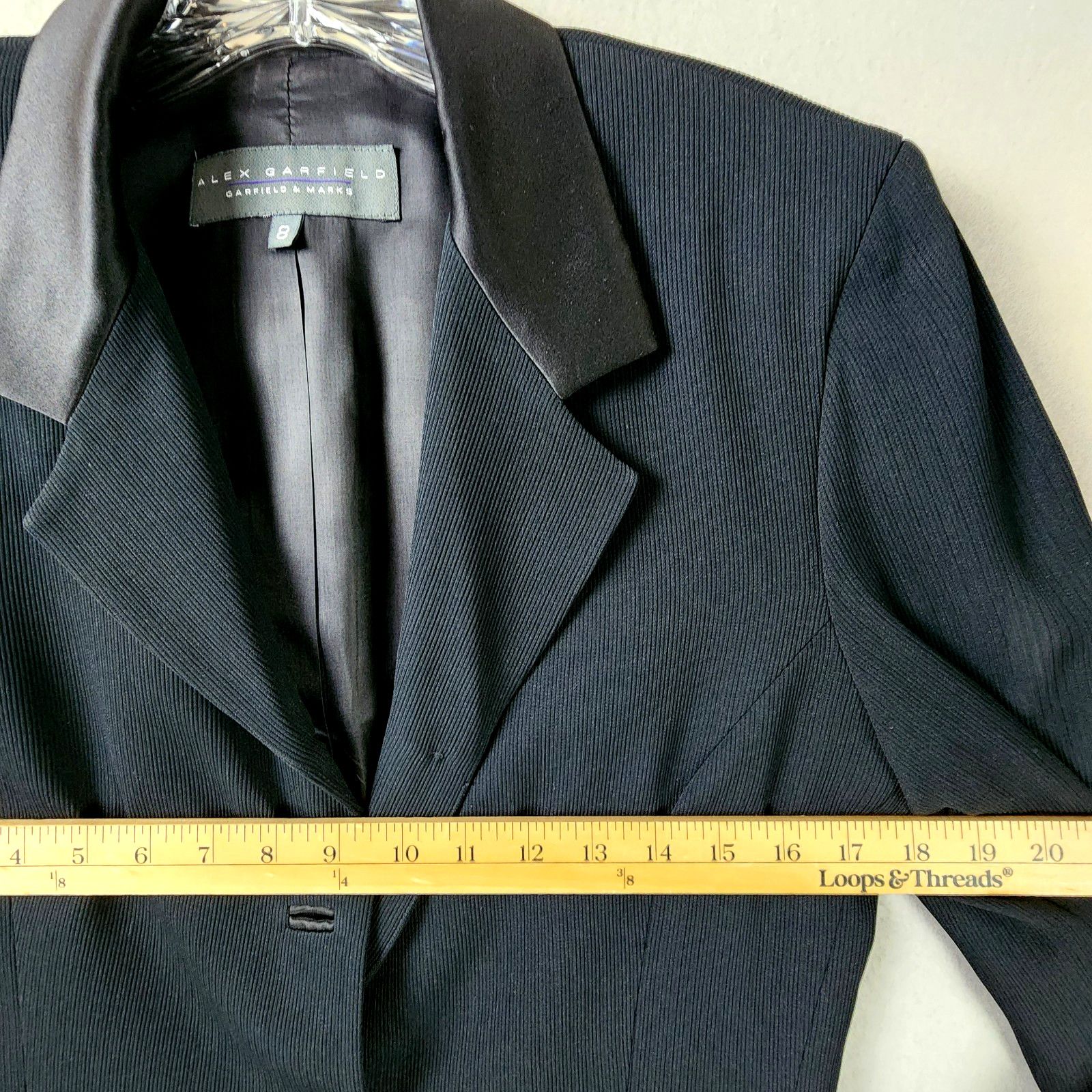 Other Garfield & Marx Buttoned Jacket Women's Sz 8 Black Corduroy Size M / US 6-8 / IT 42-44 - 4 Thumbnail