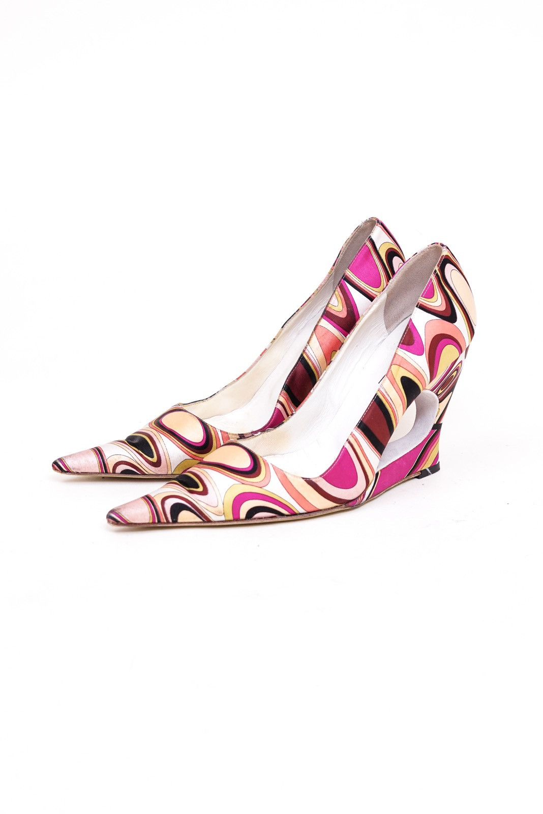 Emilio Pucci Emilio Pucci Printed Fabric Pumps 39.5 Size US 8.5 / IT 38.5 - 5 Thumbnail
