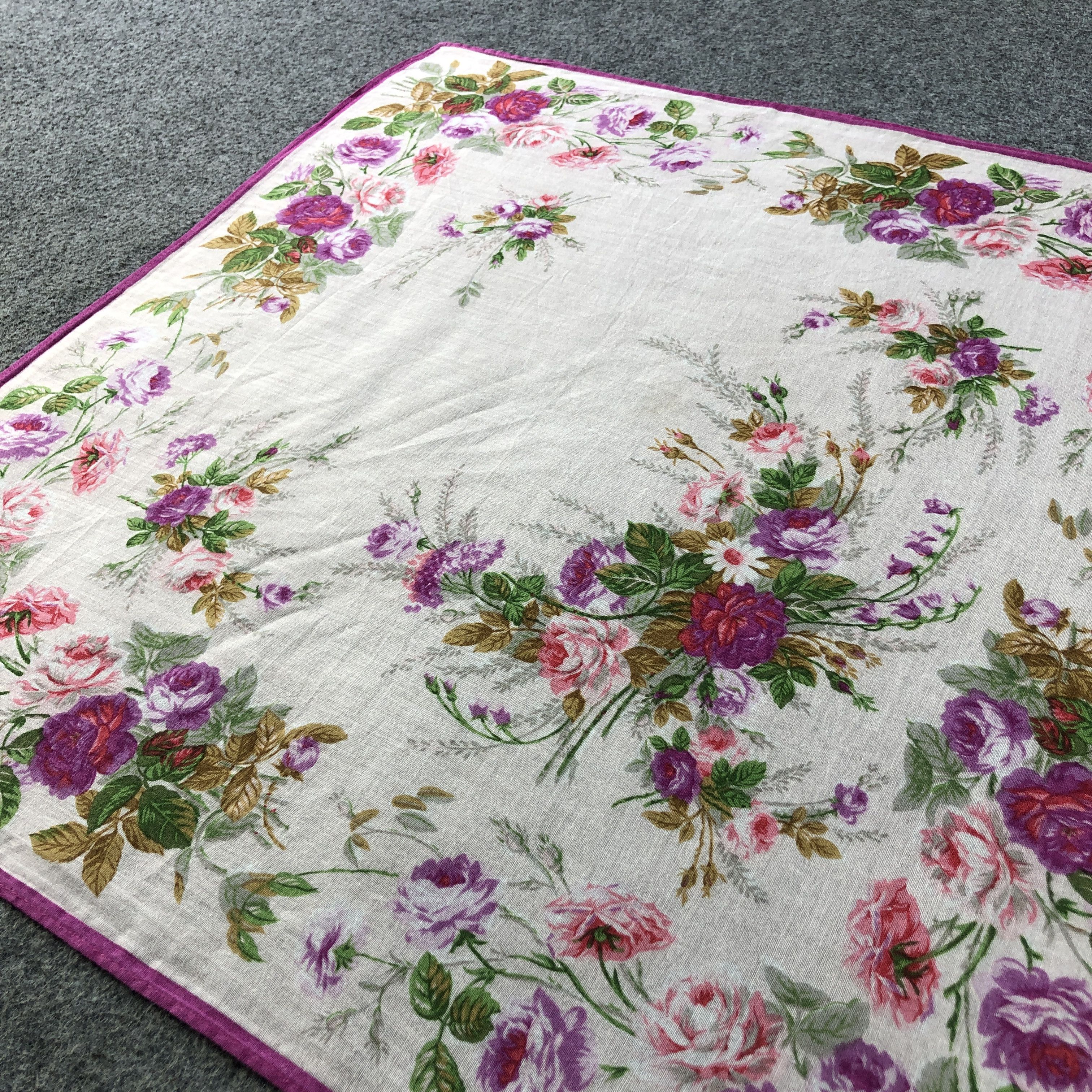 Kenzo Kenzo Floral Handkerchief Neckerchief Bandana H2385 Size ONE SIZE - 3 Thumbnail