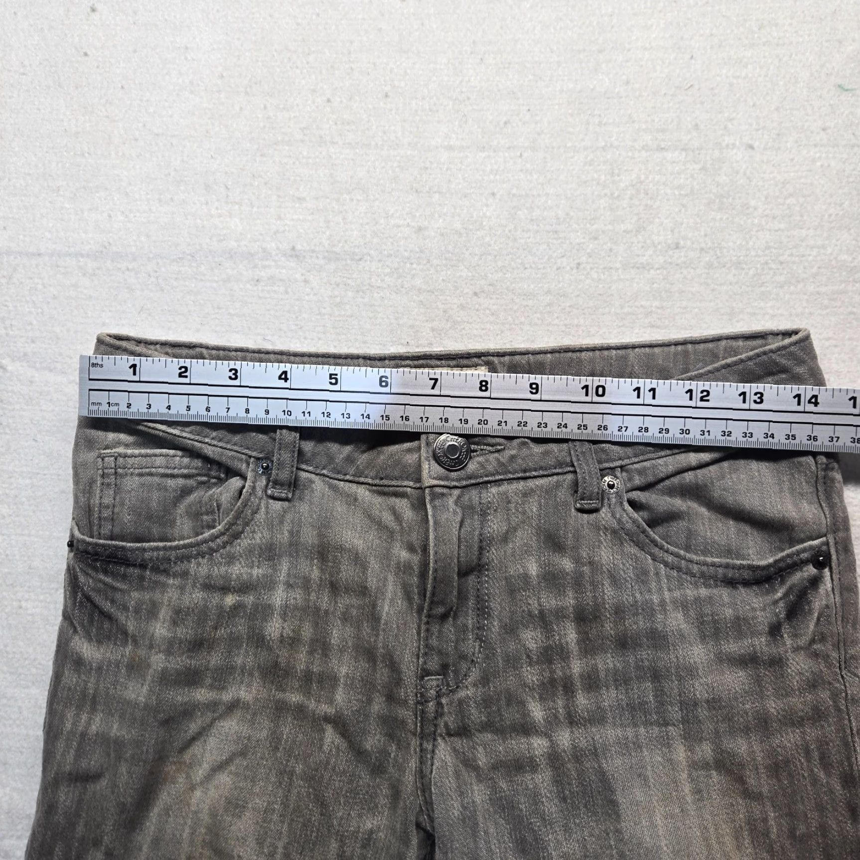 Cherokee Cherokee Jeans Black Denim Pants Button Zip Front Pockets Adult Women's 14 Regular Size 14 Cherokee Jeans Black Denim Pants With Pockets Womens 14 Size 36" / US 14 / IT 50 - 4 Thumbnail