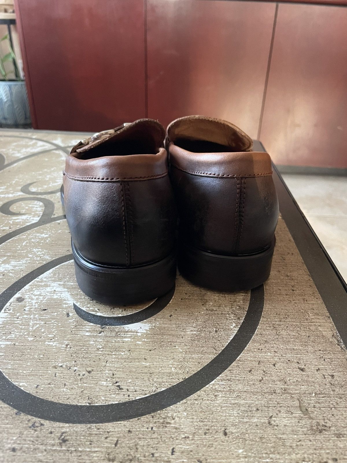 Donald Pliner Bryc2 Saddle Baby Calf slip on loafers Size US 10 / EU 43 - 5 Thumbnail