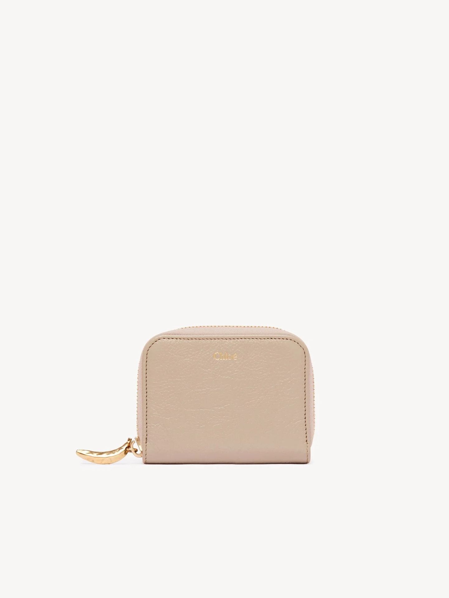 Chloe o1loc1c10226 Size: OS /Banana Zipped Coin Purse Boyish Brown Size ONE SIZE - 1 Thumbnail