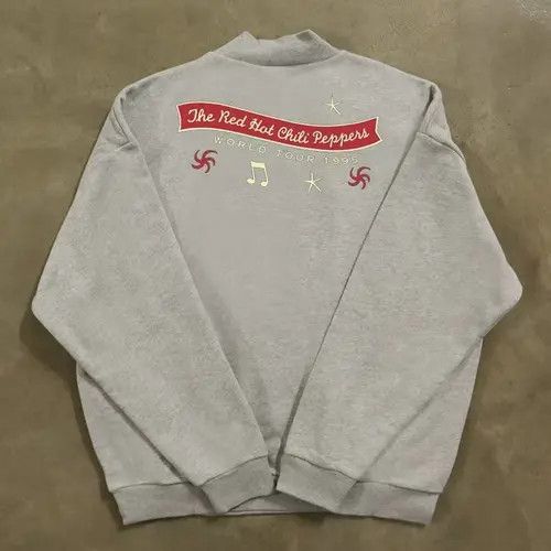 Japanese Brand × Vintage Grey Washed Vintage Band Print Sweatshirt Size US L / EU 52-54 / 3 - 4 Thumbnail