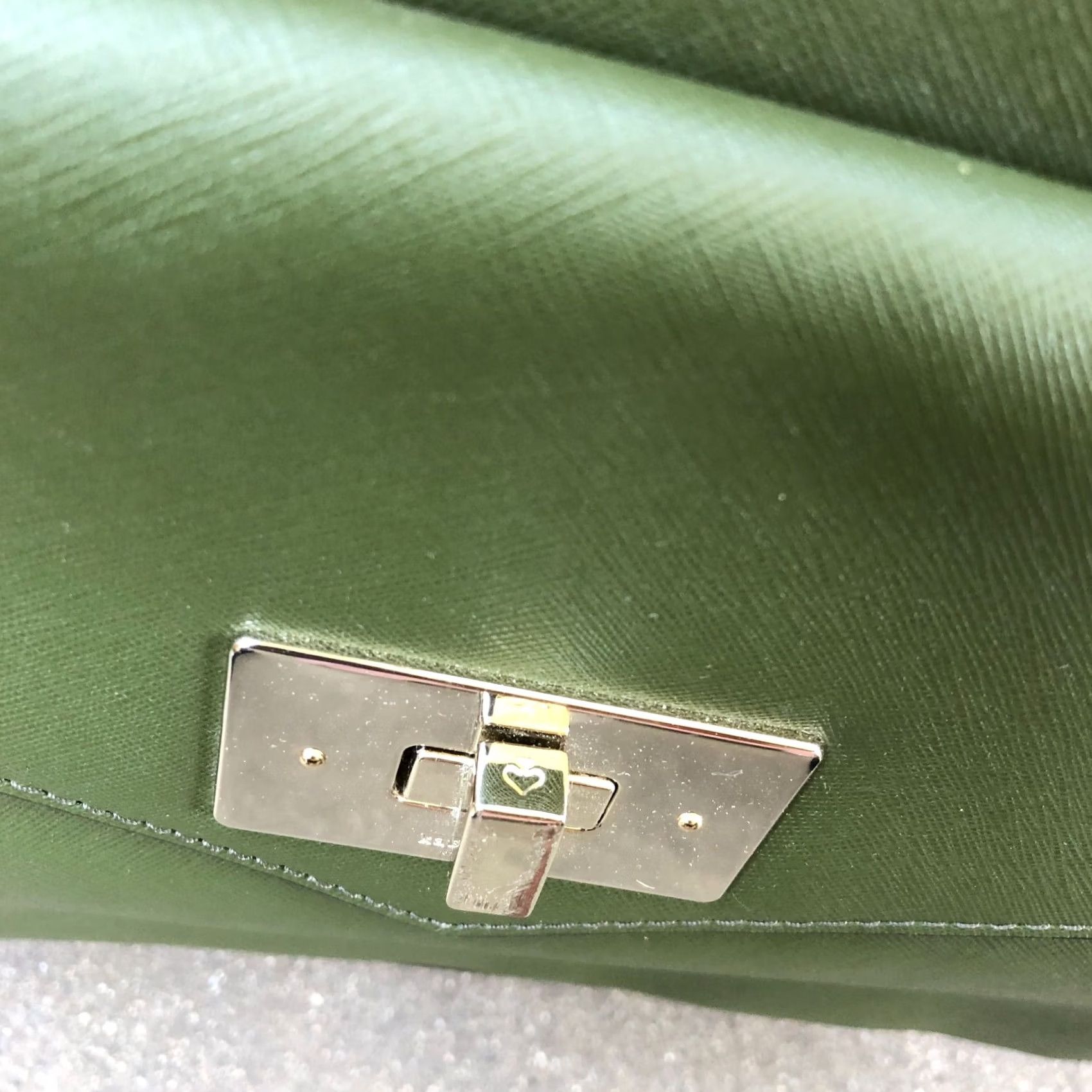 Vintage kate spade new york Sapling Tote Shoulder Bag Purse Green Leather Size ONE SIZE - 4 Thumbnail
