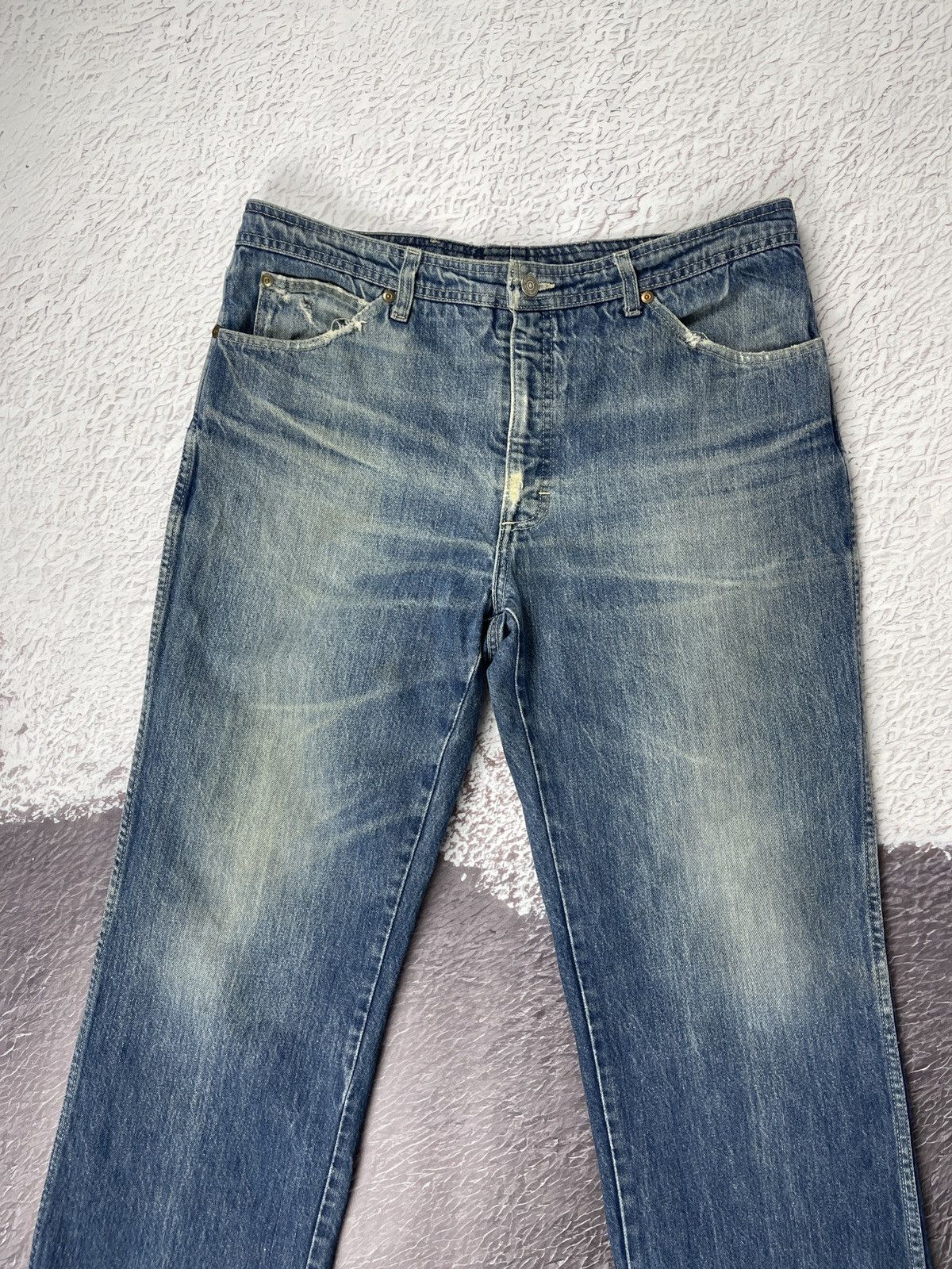 Oscar De La Renta Oscar de la Renta vintage distressed cropped denim jeans Size US 36 / EU 52 - 9 Thumbnail