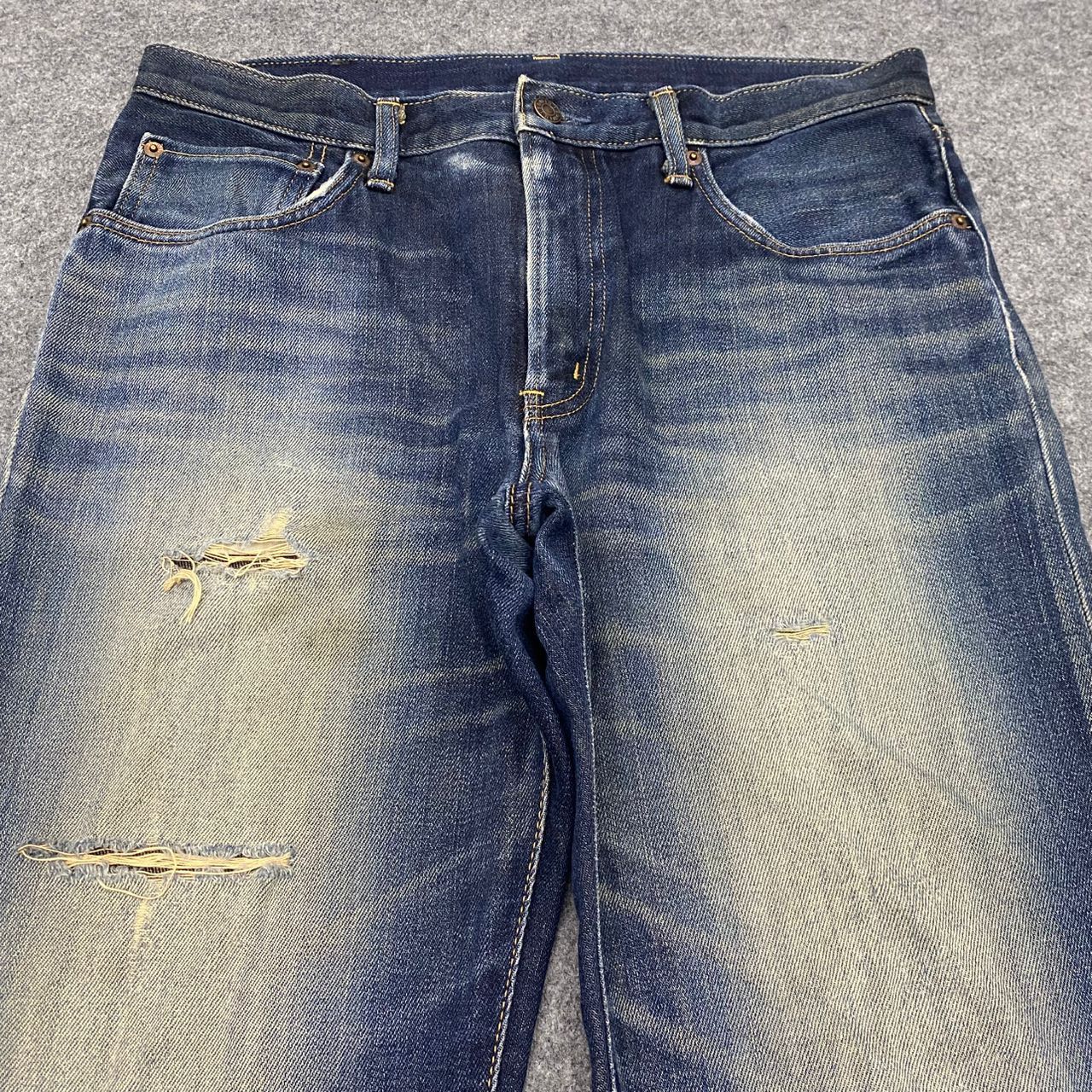 If Six Was Nine 💥Best Offer💥Vintage Edwin 503 Distressed Denim Size US 35 - 9 Thumbnail