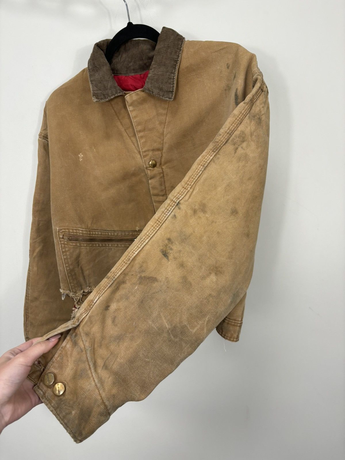 Carhartt Vintage Carhartt 80s USA Boxy Fit Cropped Detroit Jacket Size US L / EU 52-54 / 3 - 12 Thumbnail