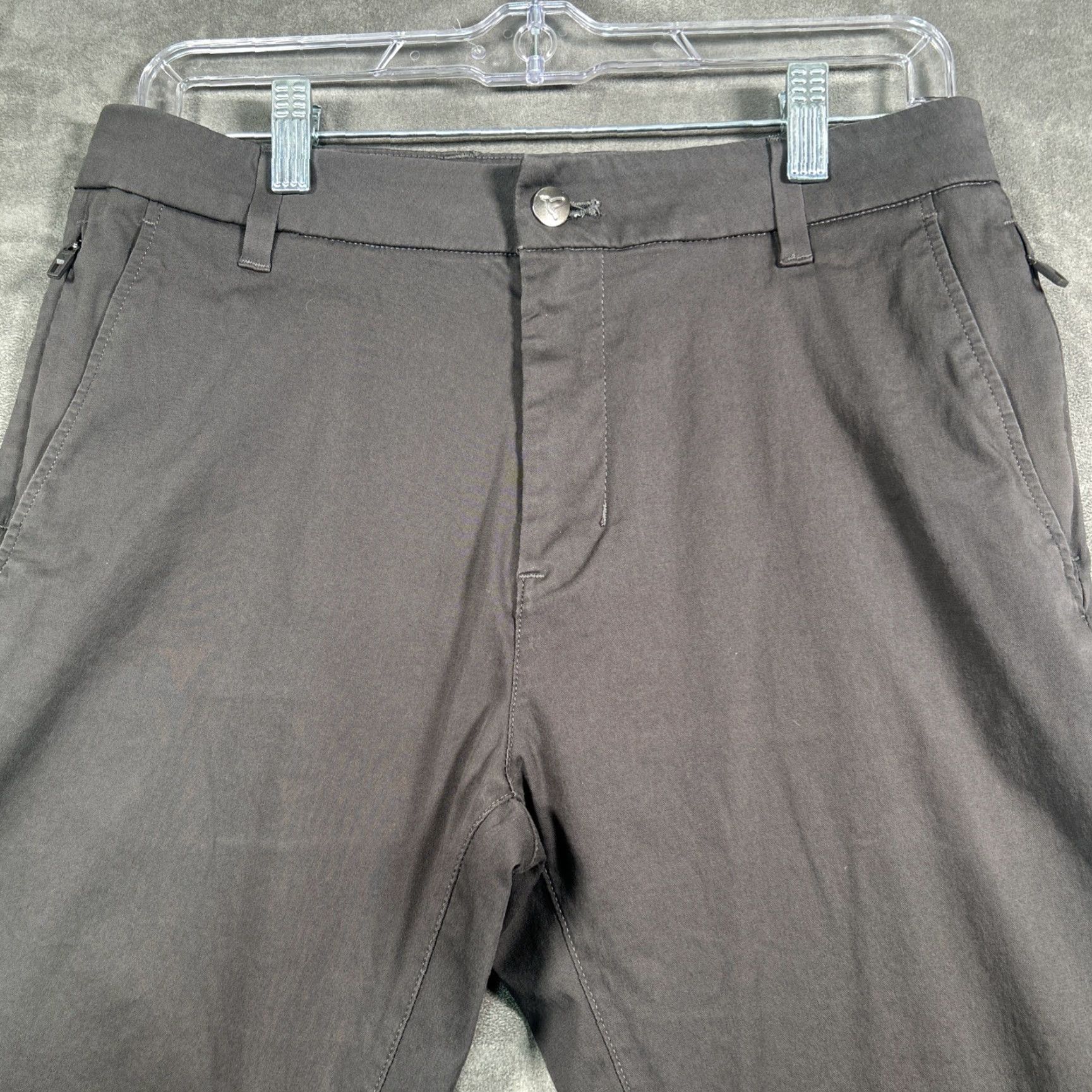 Vintage Birddogs Pants Mens 30x30 Dark Gray Khaki Chino Stretch Pockets Golf Shirt Size US 30 / EU 46 - 2 Thumbnail