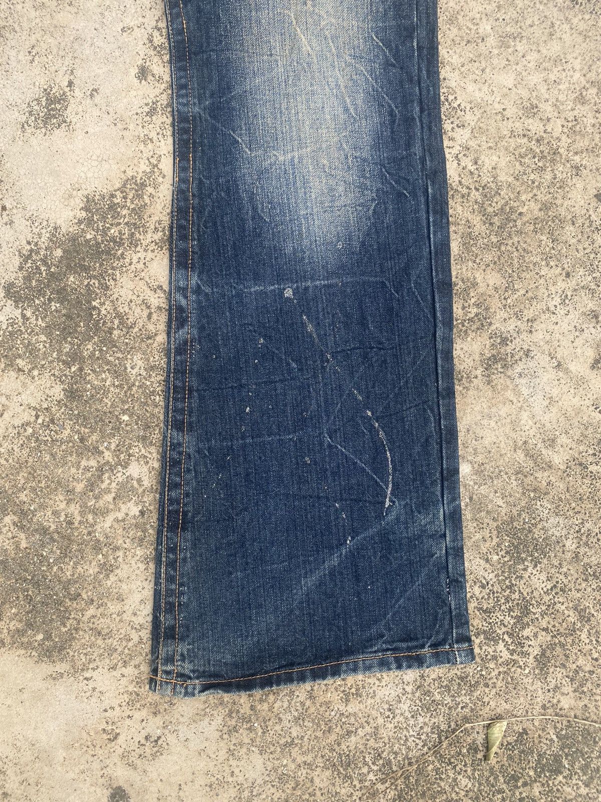 Hysteric Glamour × If Six Was Nine × Japanese Brand Flare Jeans Legend Of Glamour Distressd Splash Wax Size US 32 / EU 48 - 5 Thumbnail