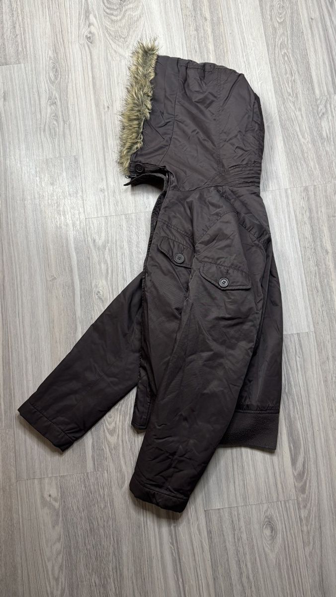 Japanese Brand Y2K faux fur zip hood jacket Ifsixwasnine Yohji LGB Goa vibe Size US S / EU 44-46 / 1 - 5 Thumbnail