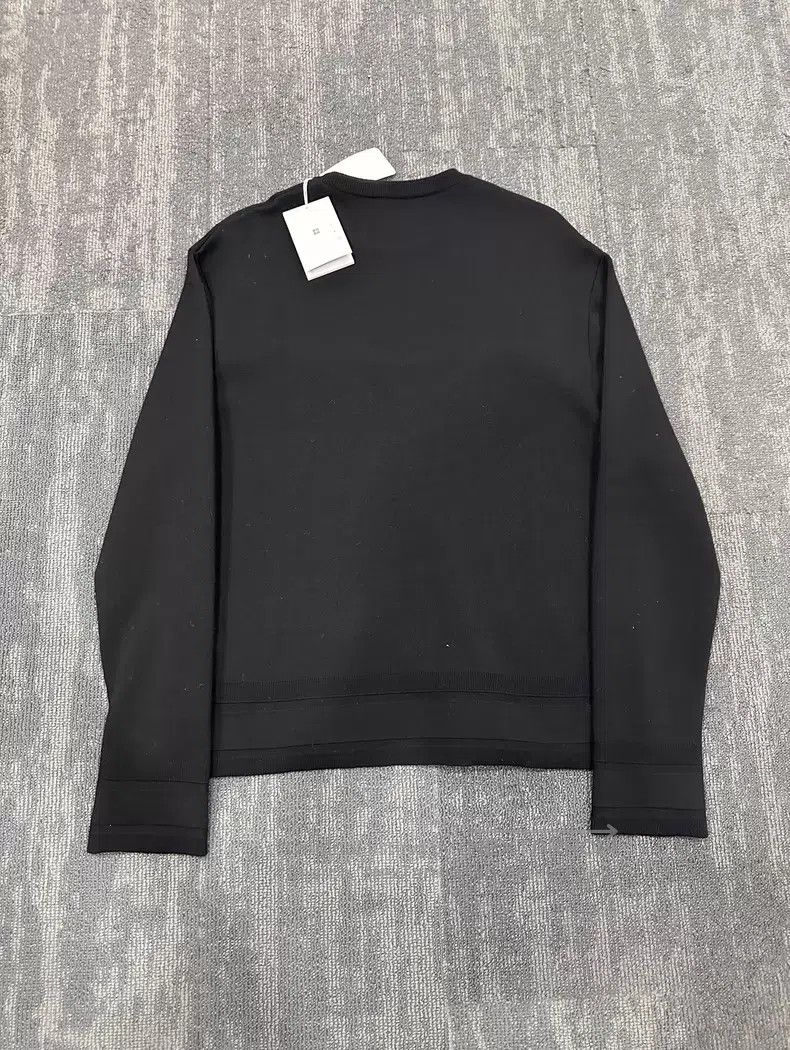 Givenchy Givenchy Wool Long-Sleeve Embroidered Sweatshirt Size US M / EU 48-50 / 2 - 2 Thumbnail
