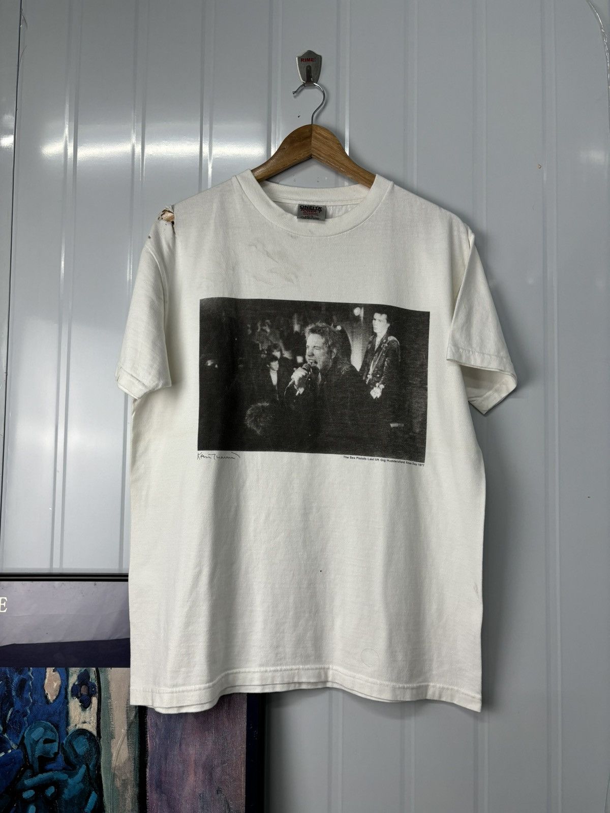 Band Tees × Vintage VERY RARE! Vintage 1977 Sex Pistol Phototee Last Gig Size US L / EU 52-54 / 3 - 3 Thumbnail