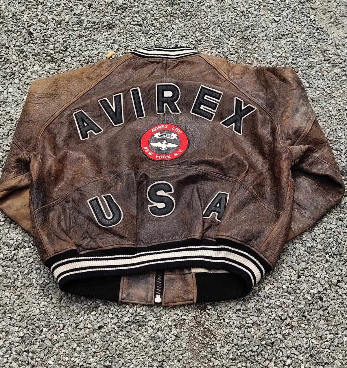 Avirex × Vintage Vintage Avirex leather jacket Size US M / EU 48-50 / 2 - 1 Thumbnail