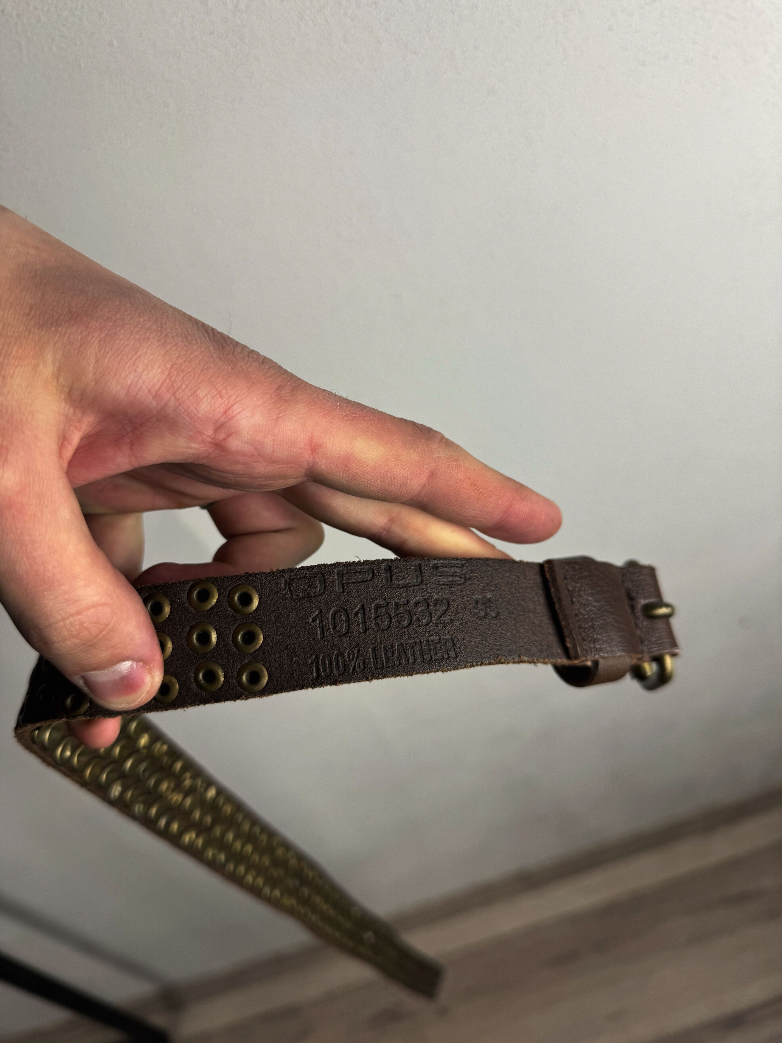Hysteric Glamour Y2K Heavy Studded Leather Belt Punk Grunge Rockstar Size ONE SIZE - 8 Thumbnail