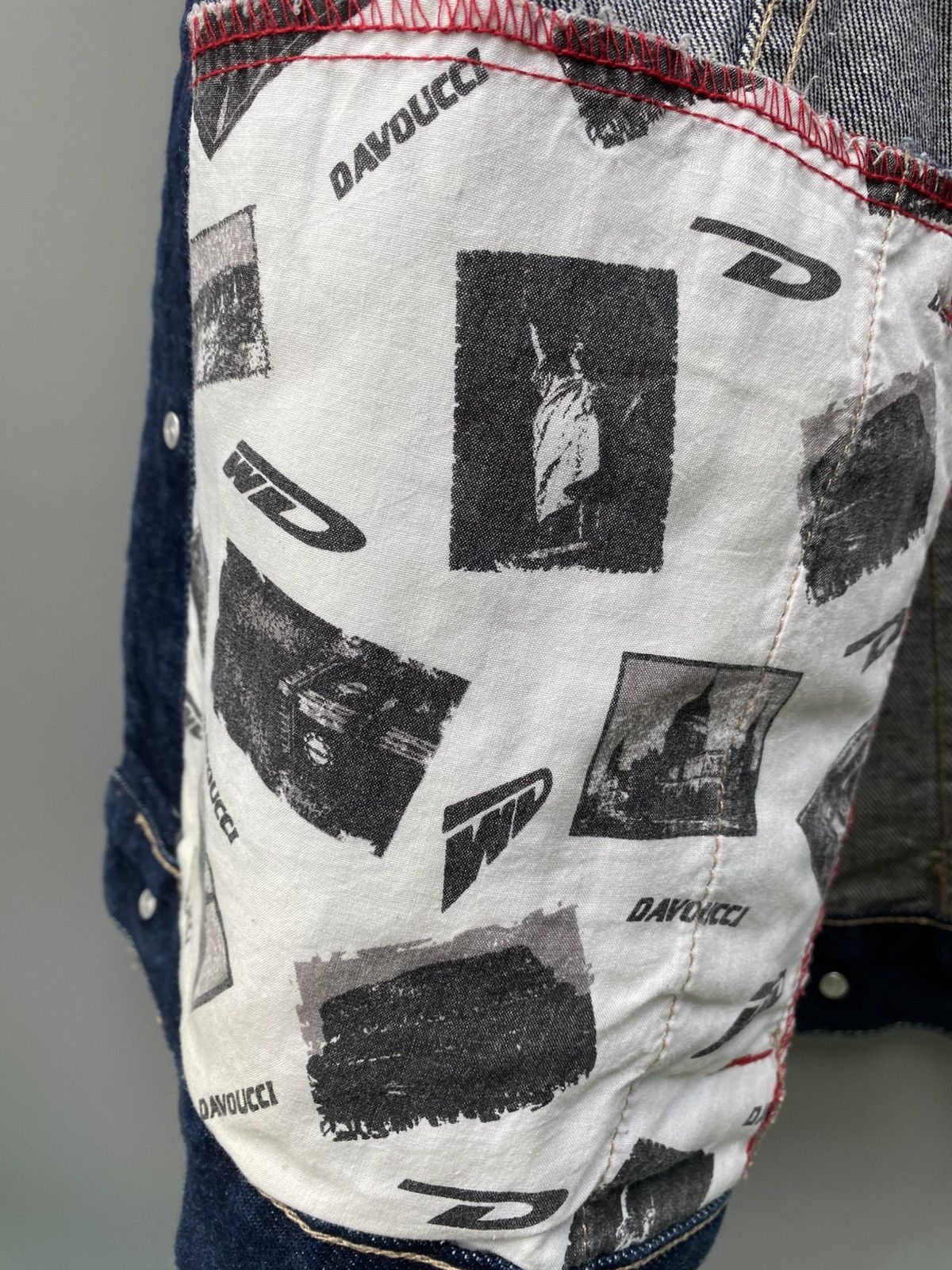 Vintage 90s Davoucci Vintage Hip hop Denim Jacket Size US XL / EU 56 / 4 - 14 Thumbnail