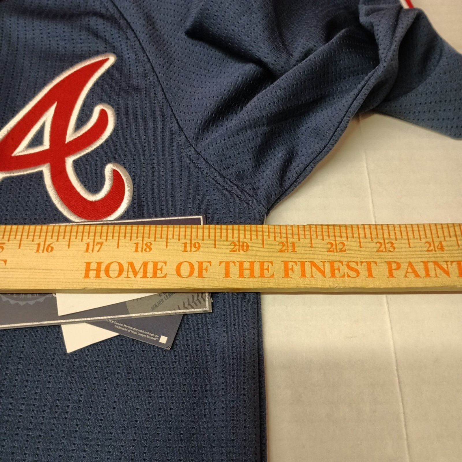 Other Atlanta Braves Jersey Adult M Medium Blue Red MLB Baseball Size US M / EU 48-50 / 2 - 6 Thumbnail