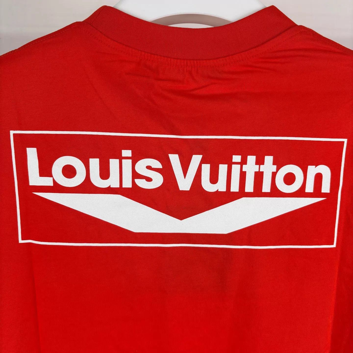 Louis Vuitton Louis Vuitton Orange Wave Logo SS Tee L Size US L / EU 52-54 / 3 - 5 Thumbnail