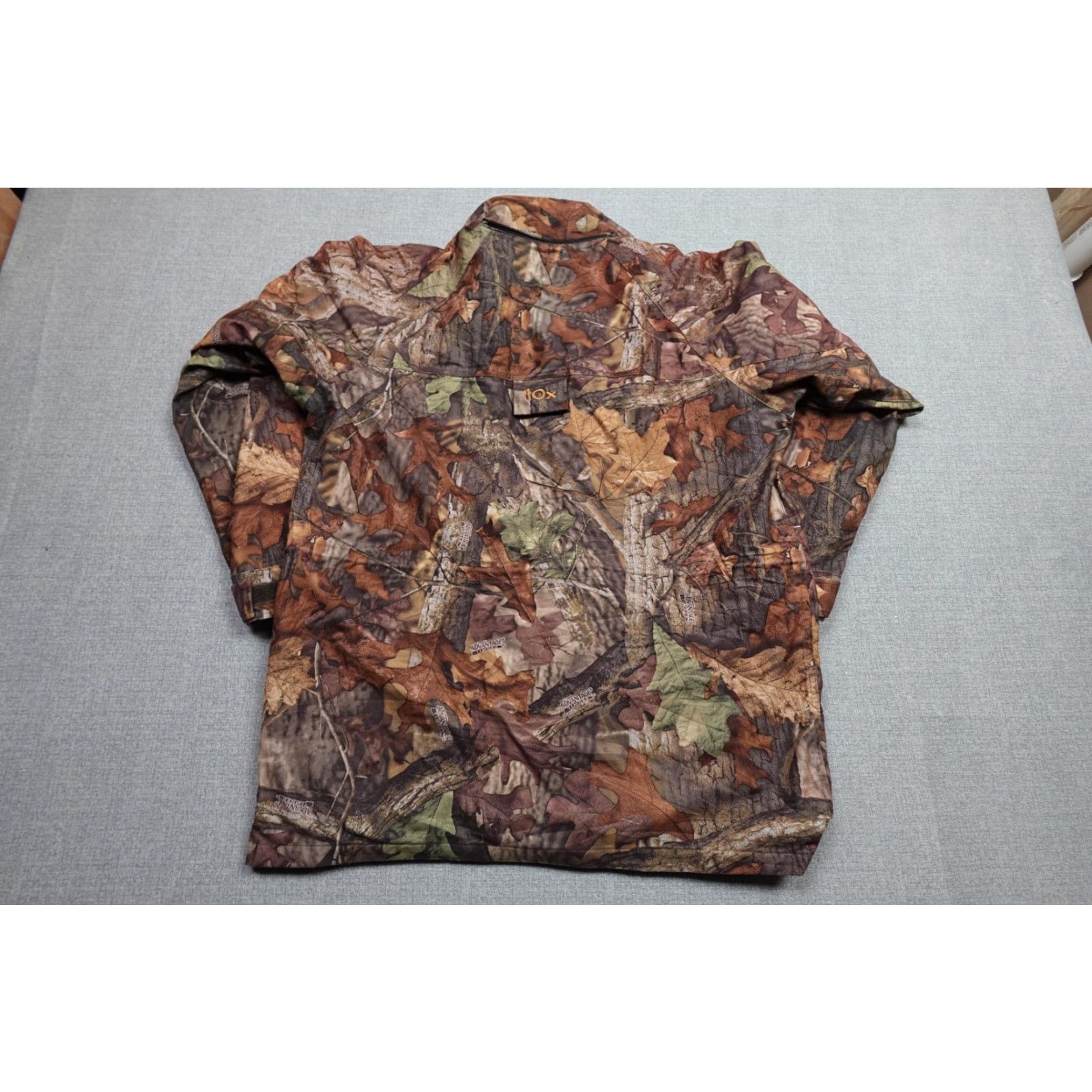 Vintage 10X Hunting Jacket Mens L Brown Camouflage Quilted Insulated Full Zip Outdoor Casual Workwear Size US L / EU 52-54 / 3 - 5 Thumbnail