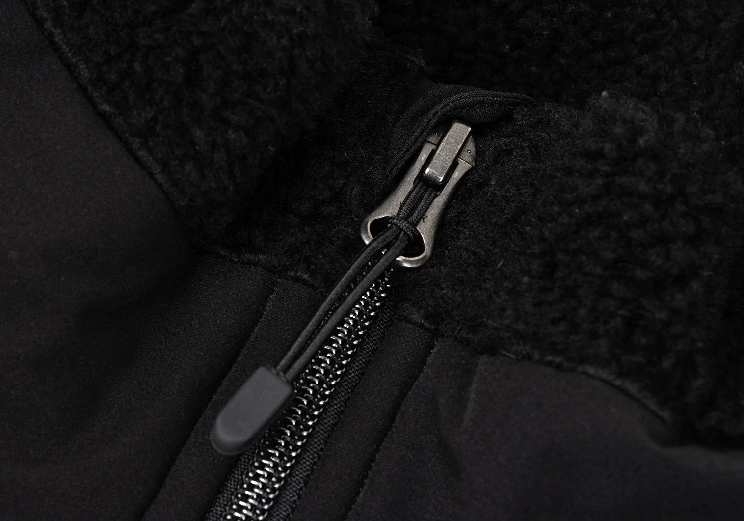 Ganryu Big Silhouette Zip-Up Fleece Blouson in Black Size US M / EU 48-50 / 2 - 5 Thumbnail