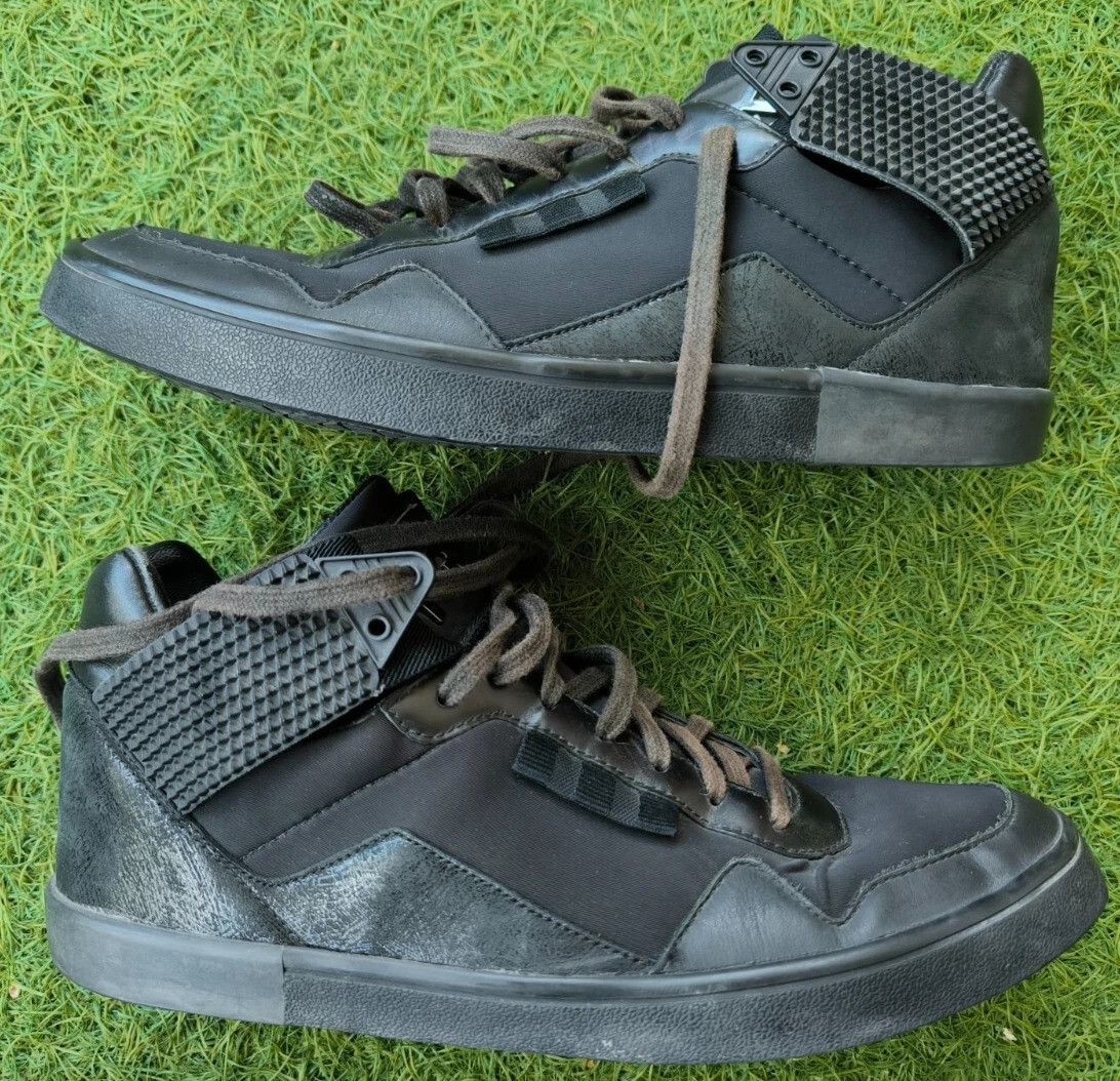 Adidas × Y-3 adidas Y-3 Yohji Yamamoto Black High Top Sneakers B35358 Size US 9 / EU 42 - 4 Thumbnail