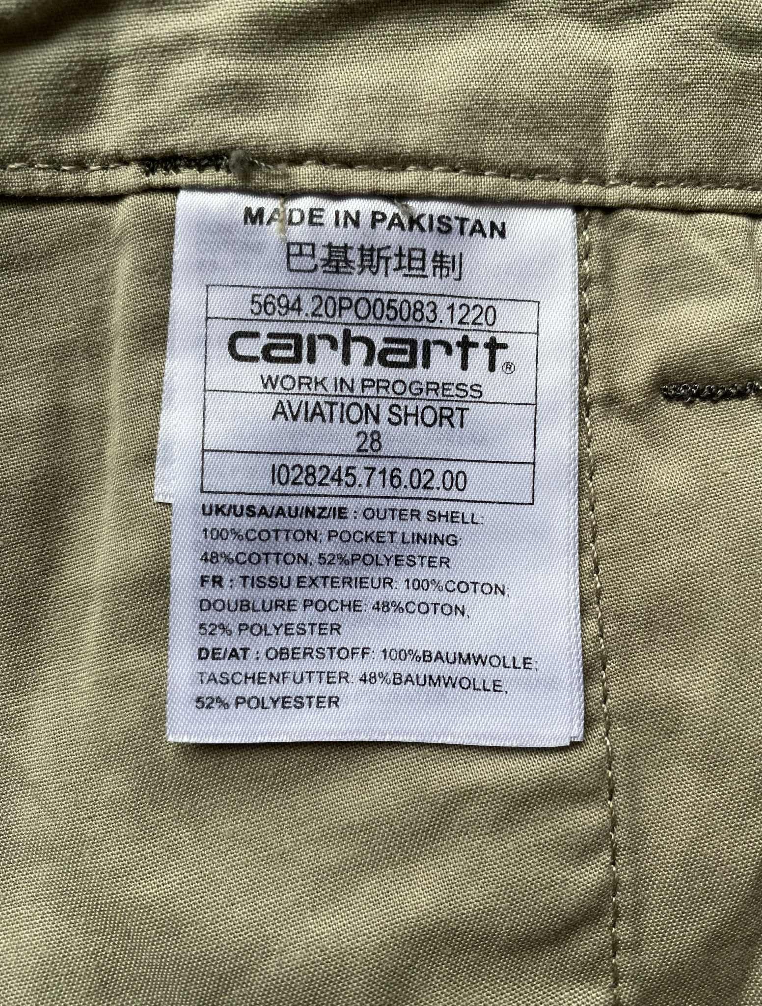 Carhartt Wip Carhartt WIP Aviation Shorts NWT New Size 28 Cargo Green Size US 28 / EU 44 - 9 Thumbnail