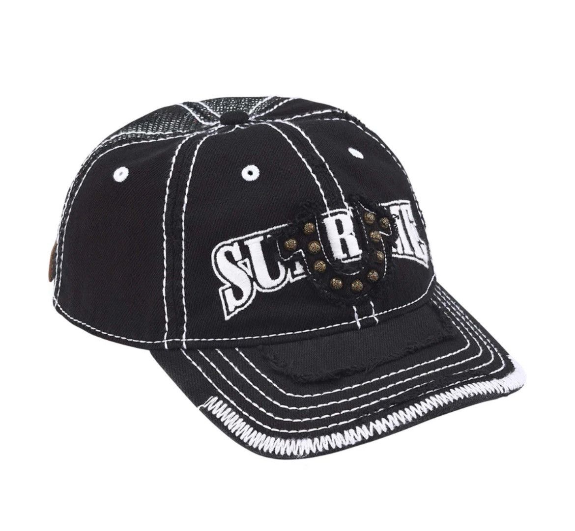 Supreme True Religion 6-Panel Hat Black FW25