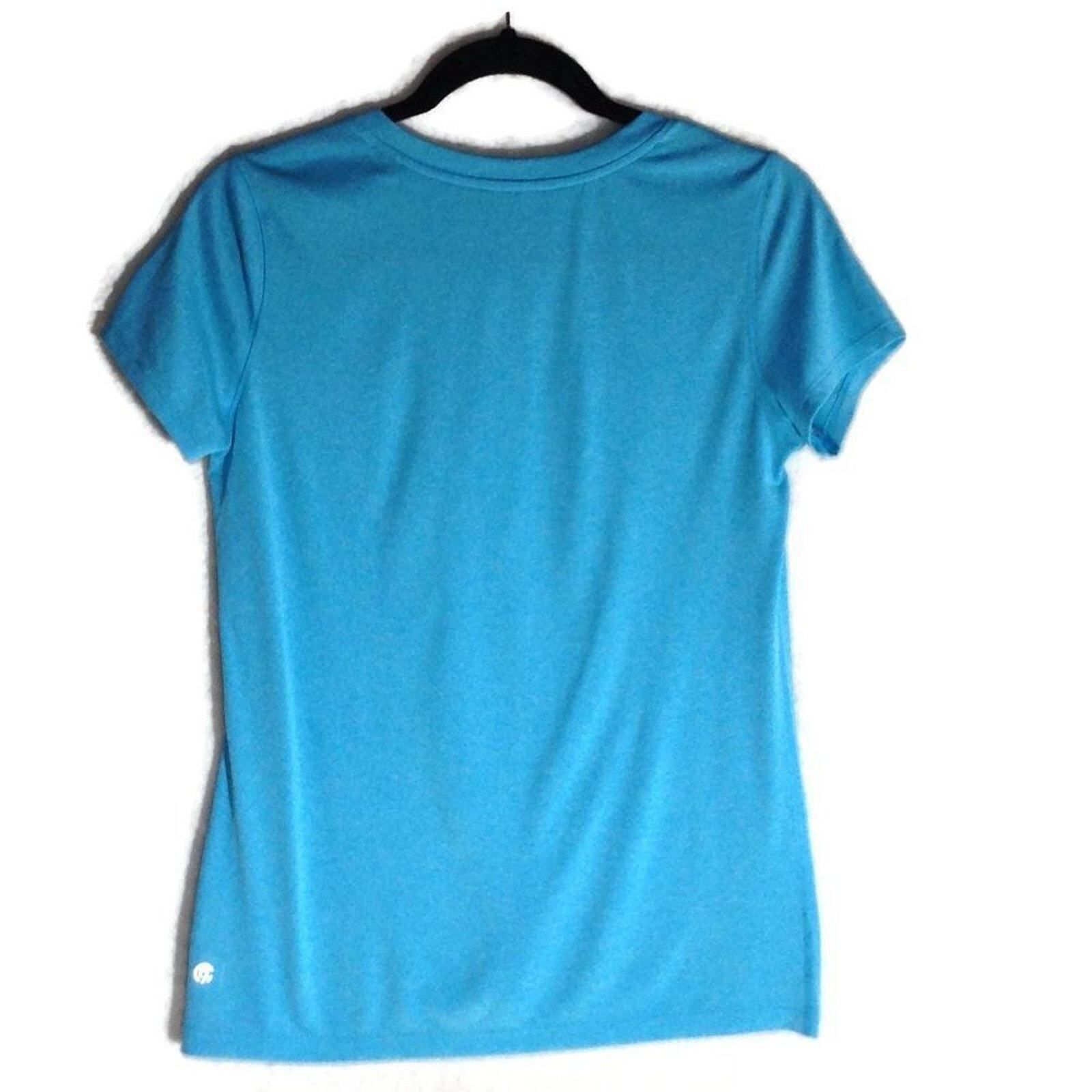 Champion C9 Champion Powerblend Blue V-Neck Shirt SZ Small Short Sleeve Athleisure Sporty Size US S / EU 44-46 / 1 - 3 Thumbnail