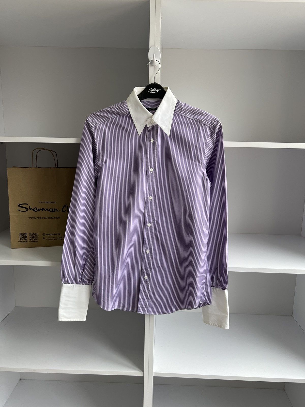 Gucci × Vintage Vintage Gucci Luxury Button up shirts Lot Size US M / EU 48-50 / 2 - 14 Thumbnail