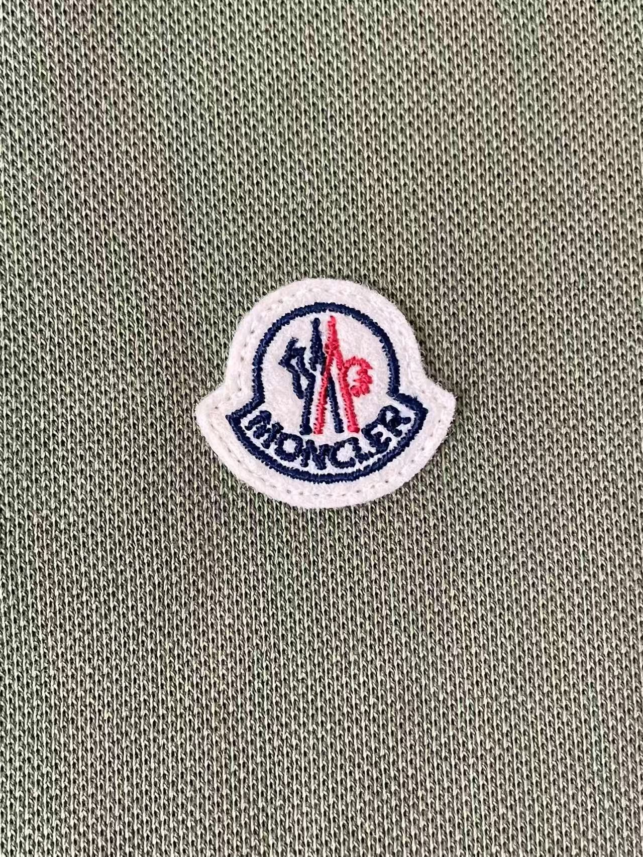 Moncler Moncler Green Patch Logo Polo Size US XL / EU 56 / 4 - 4 Thumbnail