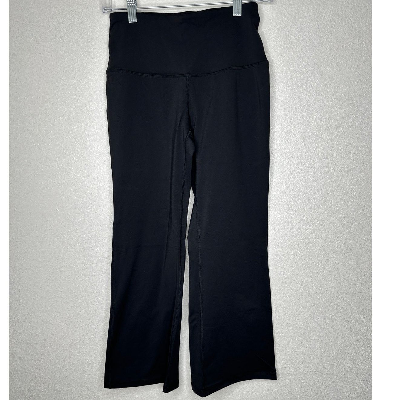 Other NWT YogiPace Black Wide Waistband Crop Wide Leg Yoga Pant S Size 27" / US 4 / IT 40 - 3 Thumbnail