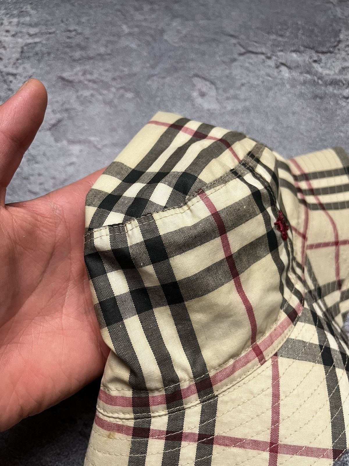 Burberry Vintage Burberry Panama Hats Cap Nova Check Size ONE SIZE - 2 Thumbnail