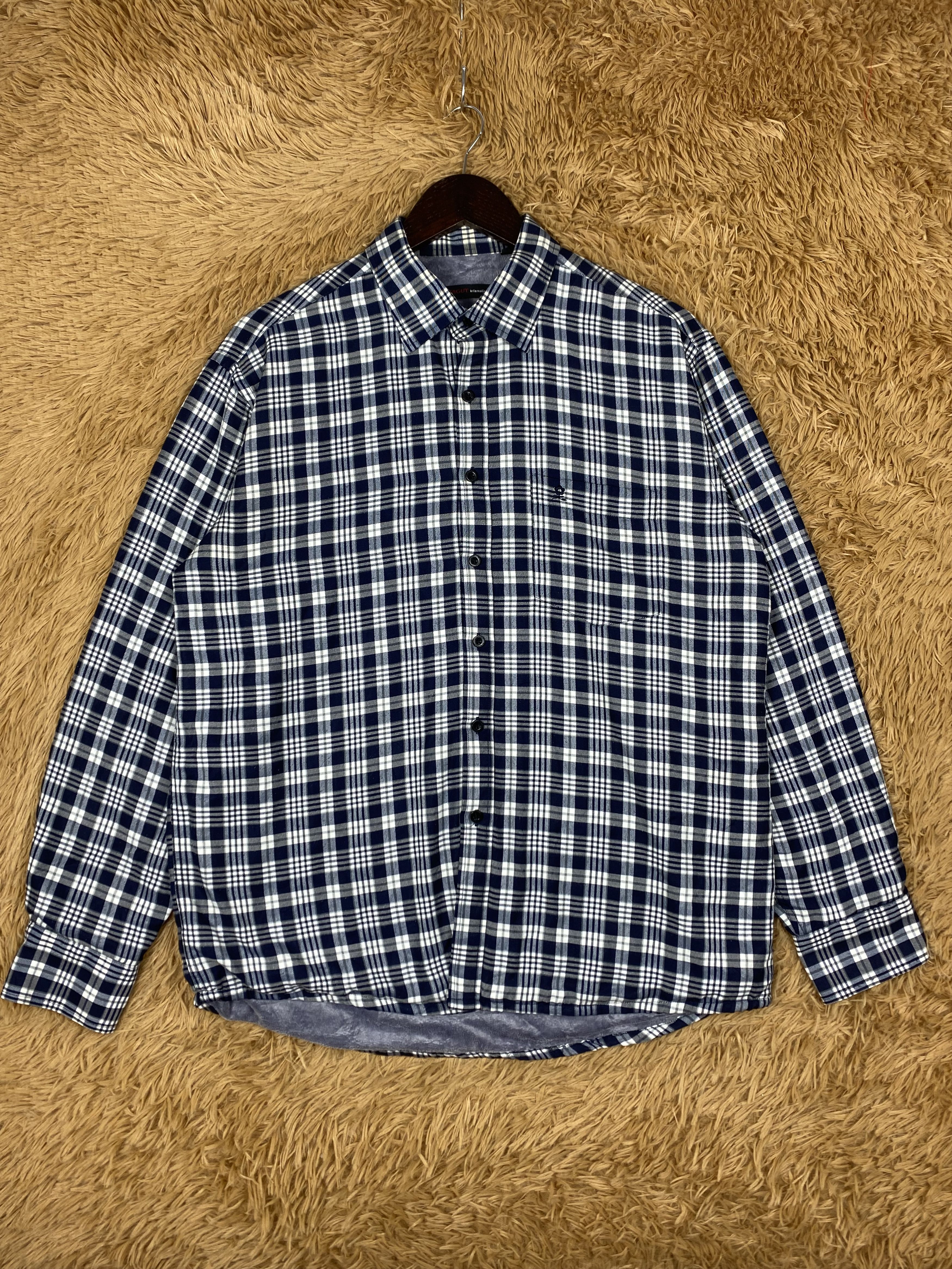 Montagut Vintage Montagut Flannel Fleece Lining Jacket DJ0861 Size US S / EU 44-46 / 1 - 1 Thumbnail