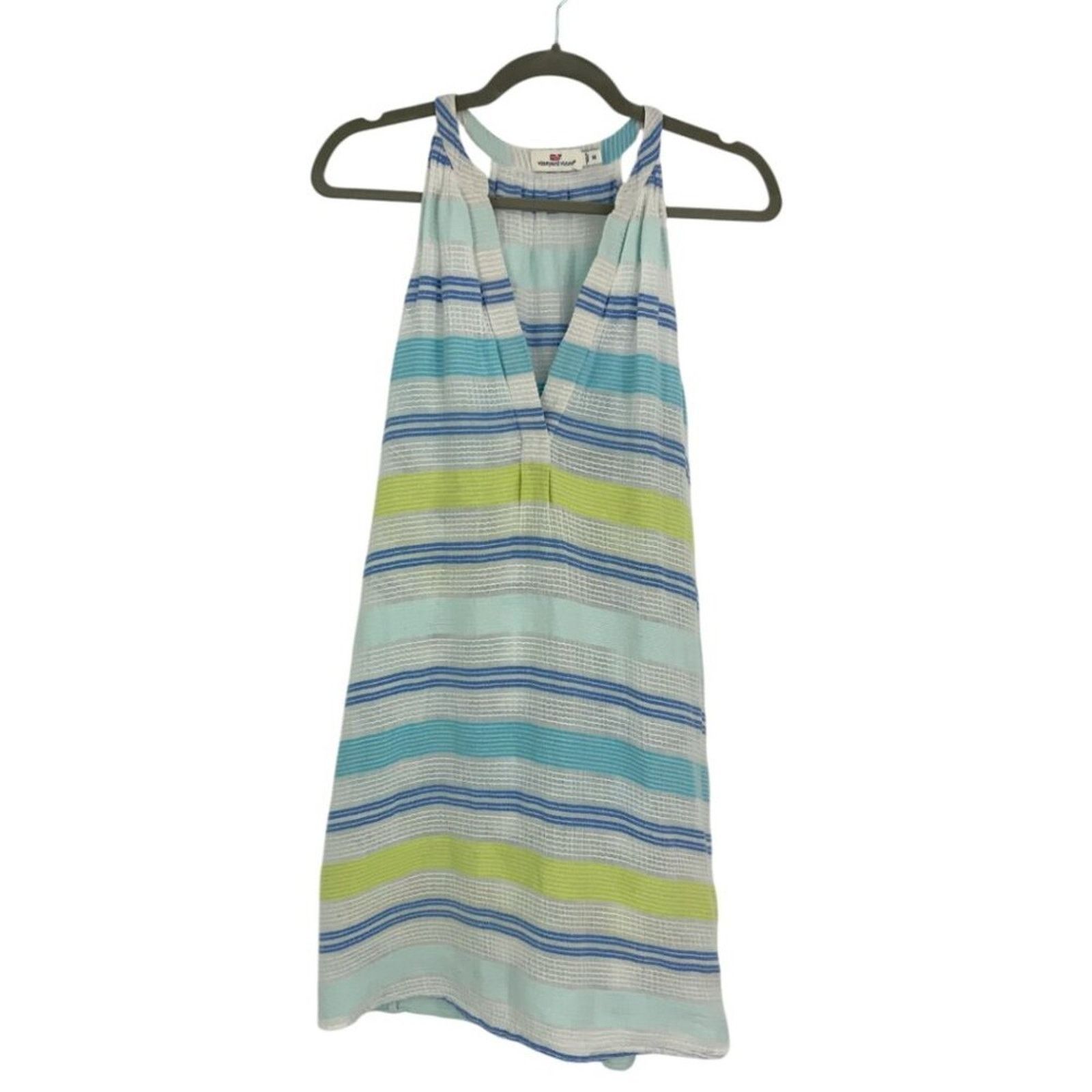 Vineyard Vines Vineyard Vines 100% Cotton Striped Trapeze Sundress Medium Size M / US 6-8 / IT 42-44 - 2 Thumbnail