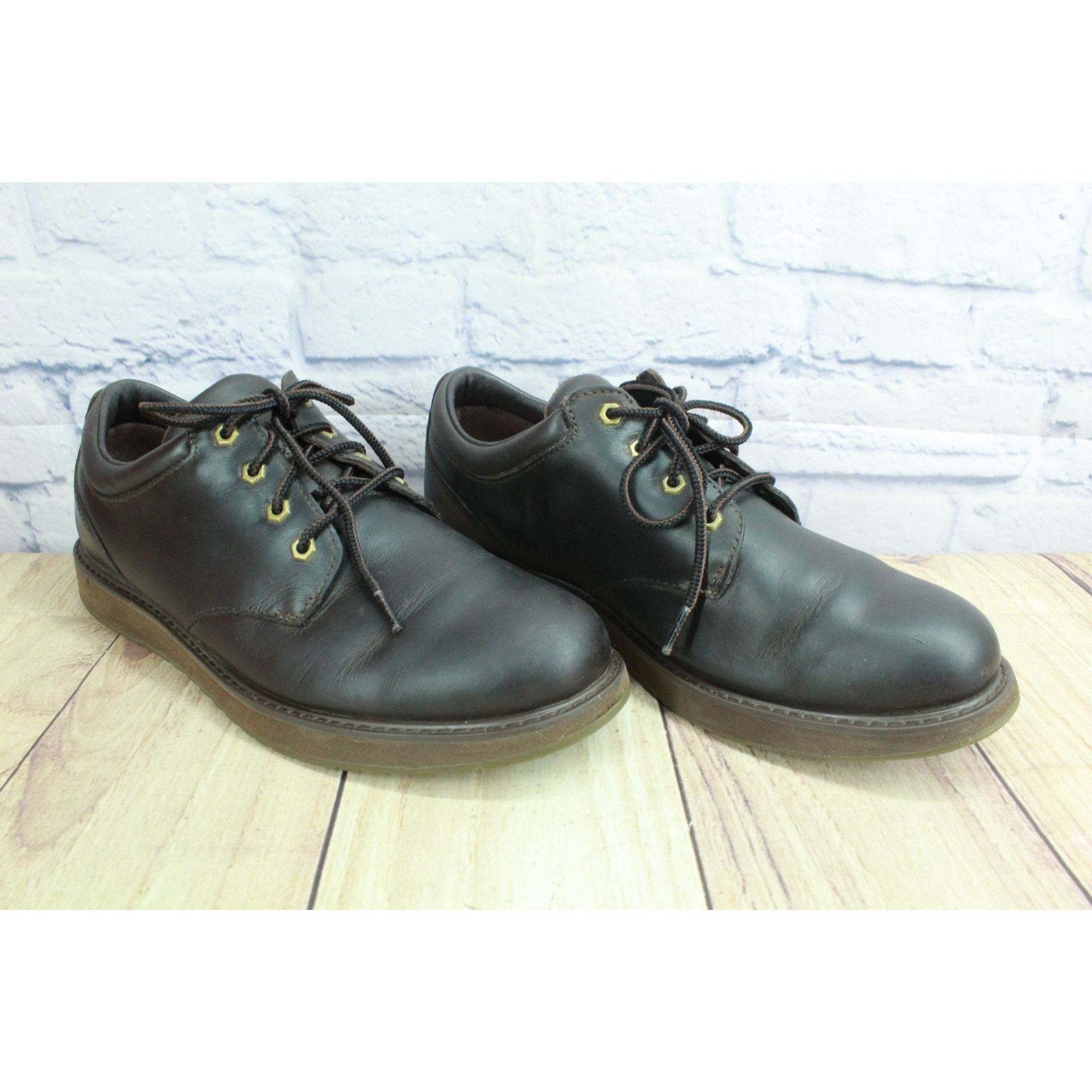 L.L. Bean LL Bean Mens Leather Water Resistant Stonington Oxford Shoes Size US 11 / EU 44 - 3 Thumbnail