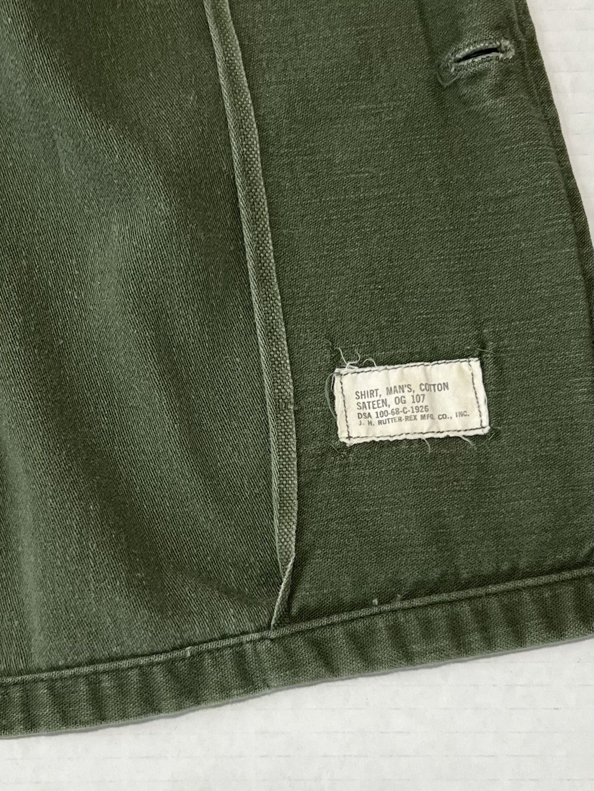 Other Vintage Vietnam War Us Army Shirt Green Og 107 Compact Size US M / EU 48-50 / 2 - 3 Thumbnail