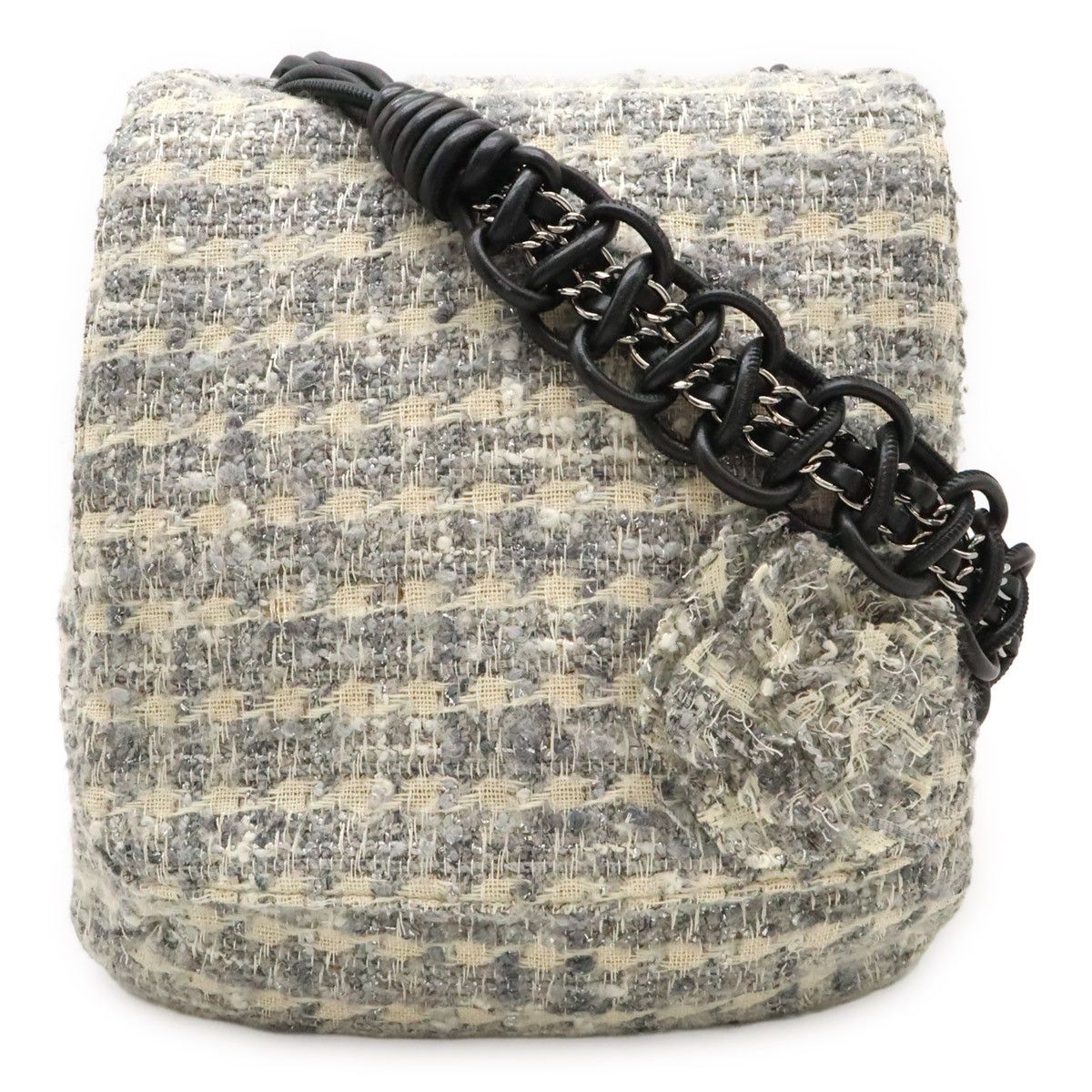 Chanel Chanel Chanel Camellia Tweed Shoulder Bag Leather Crossbody Bag A30216 DUTY FREE for USA Size ONE SIZE - 1 Thumbnail